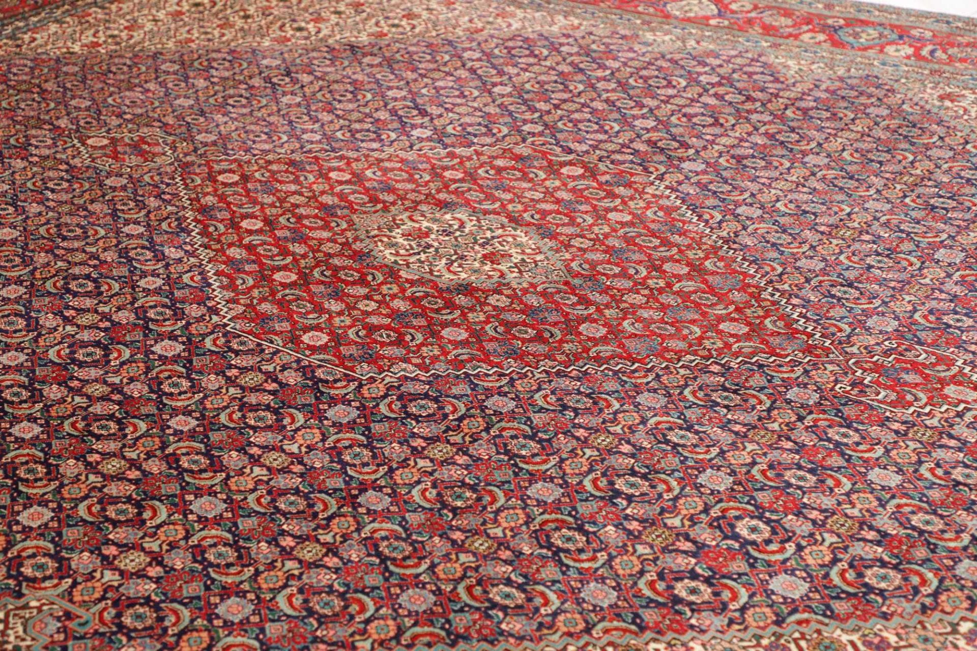 Handgeknüpfter Täbriz Perserteppich 306 × 383 cm