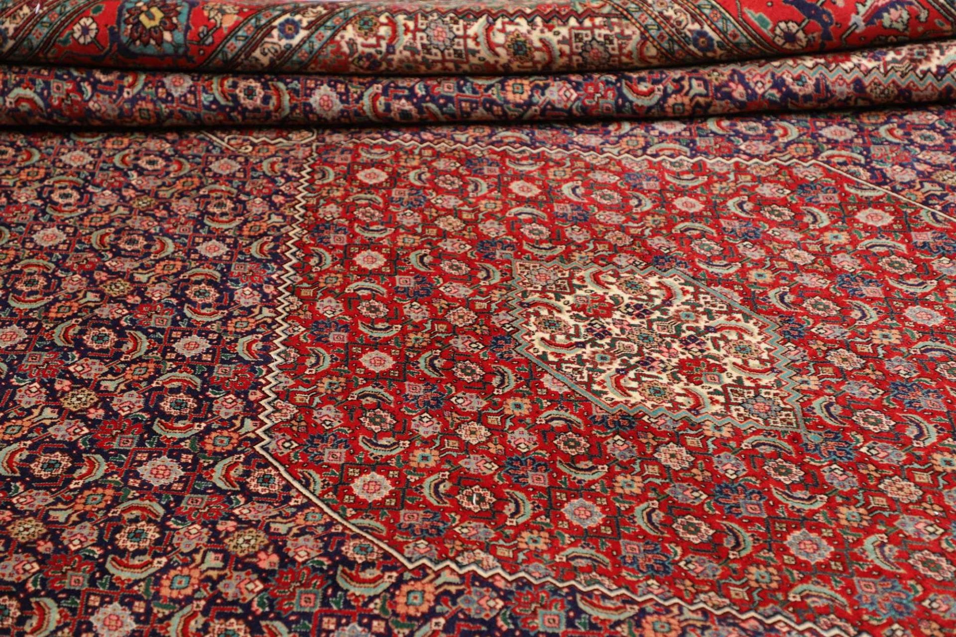 Handgeknüpfter Täbriz Perserteppich 306 × 383 cm