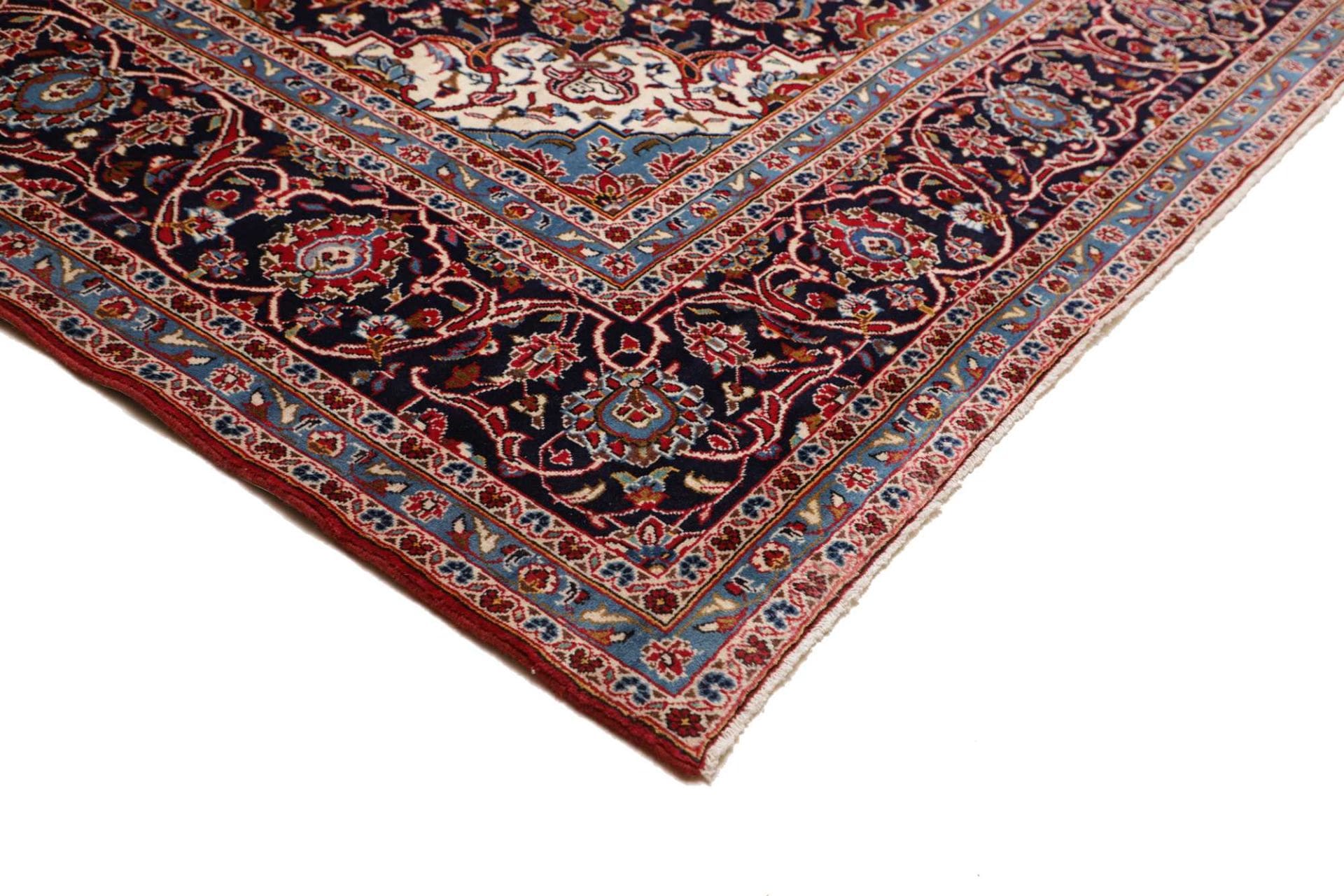 Handgeknüpfter Kashan Perserteppich 293 × 403 cm