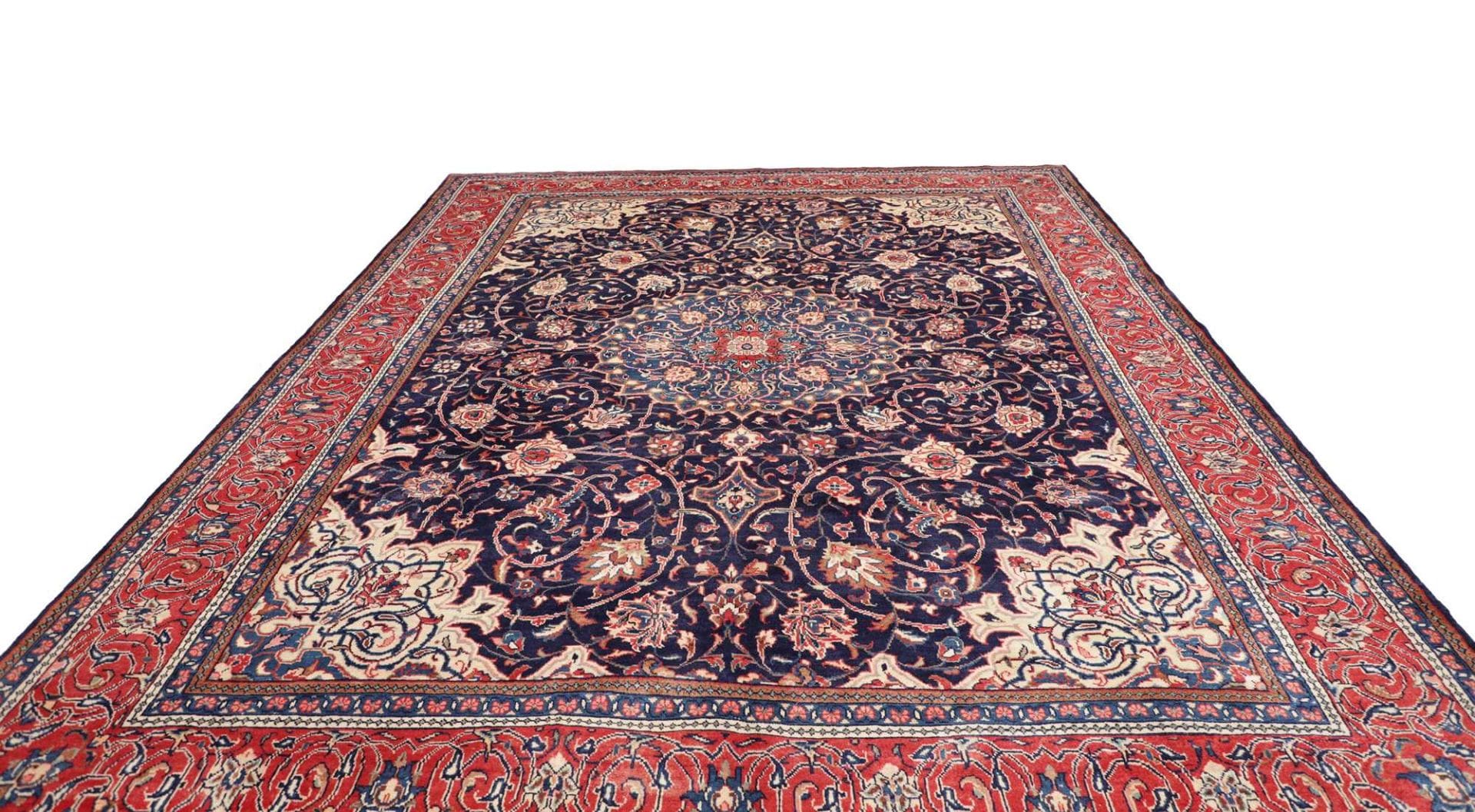 Sarough Farahan Perserteppich 303 × 395 cm aus Wolle, handgeknüpft