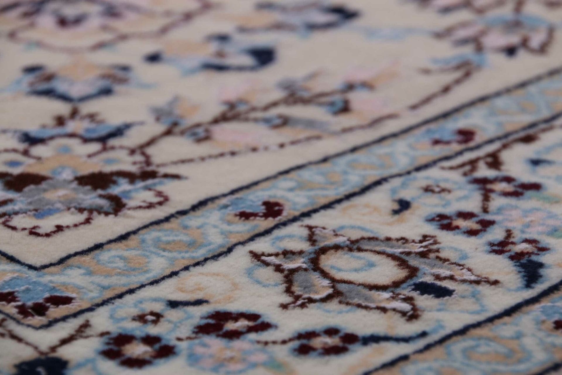 nain-teppich-305x408cm-florales-muster-schurwolle-handgeknupft-4 Handgeknüpfter Nain Perserteppich 305 × 408 cm