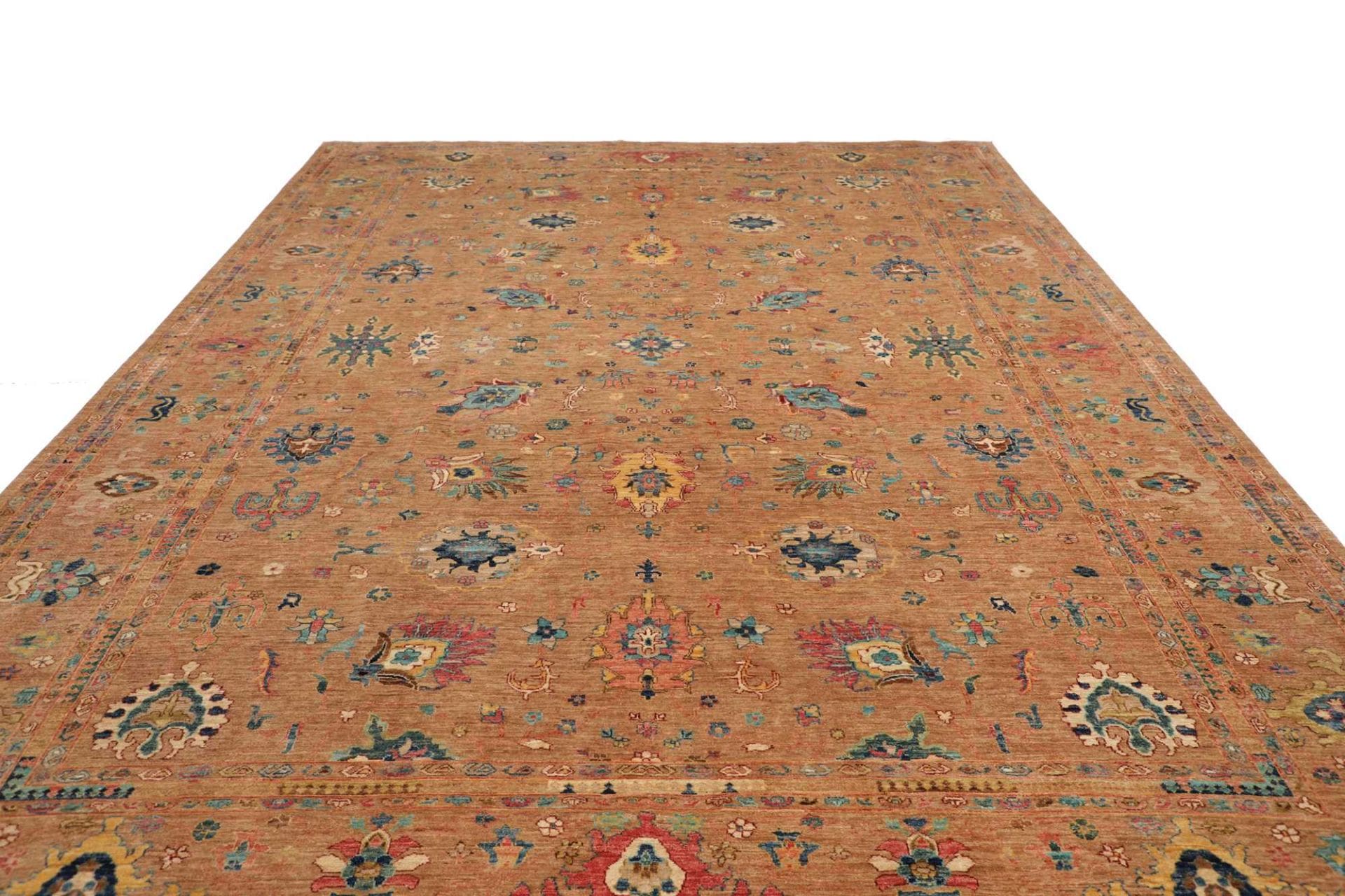 ziegler-teppich-310-x-428cm-aus-schurwolle-handgeknupft-orientteppich-3 Ziegler Orientteppich 310 × 428 cm aus Wolle, handgeknüpft