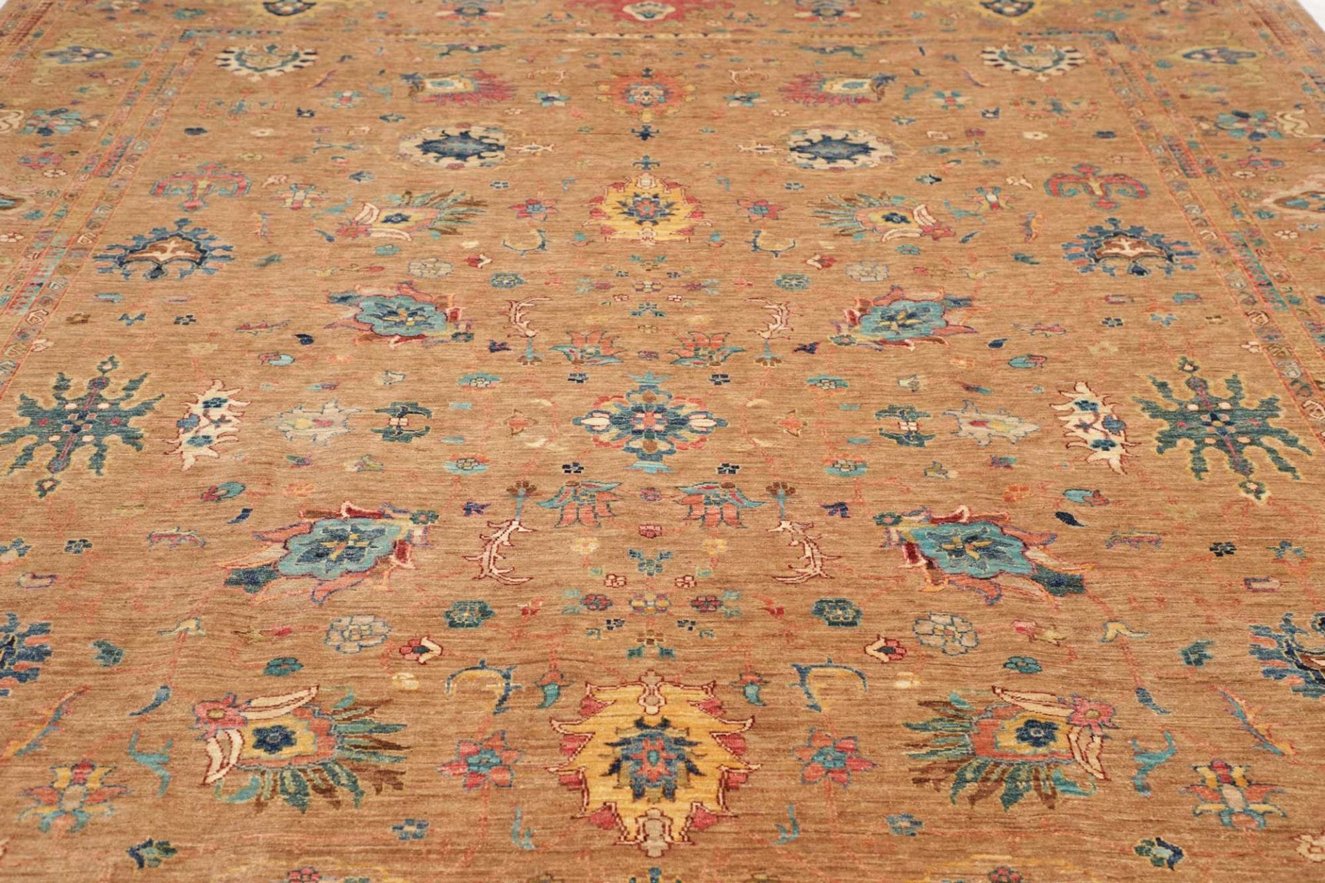 ziegler-teppich-310-x-428cm-aus-schurwolle-handgeknupft-orientteppich-7 Ziegler Orientteppich 310 × 428 cm aus Wolle, handgeknüpft