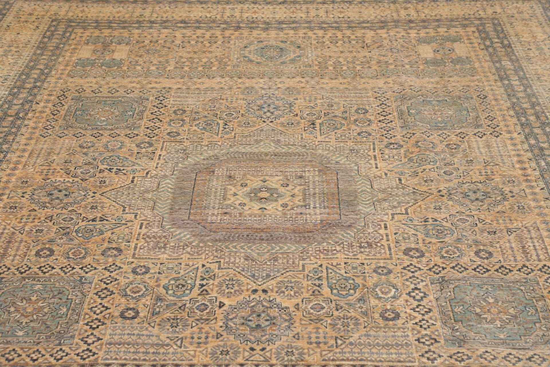 Handgeknüpfter Mamluk Orientteppich, 249 × 346 cm, Wolle
