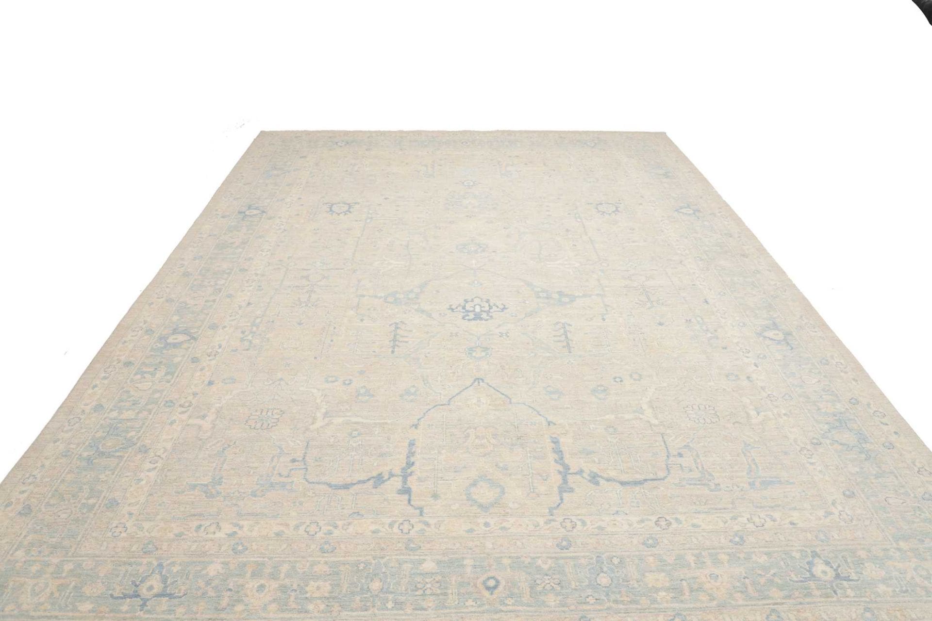 Ziegler Orientteppich 277 × 359 cm aus Wolle, handgeknüpft
