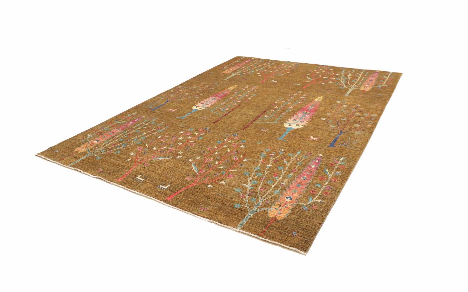 Handgeknüpfter Samarkand Orientteppich, 249 × 330 cm, Wolle