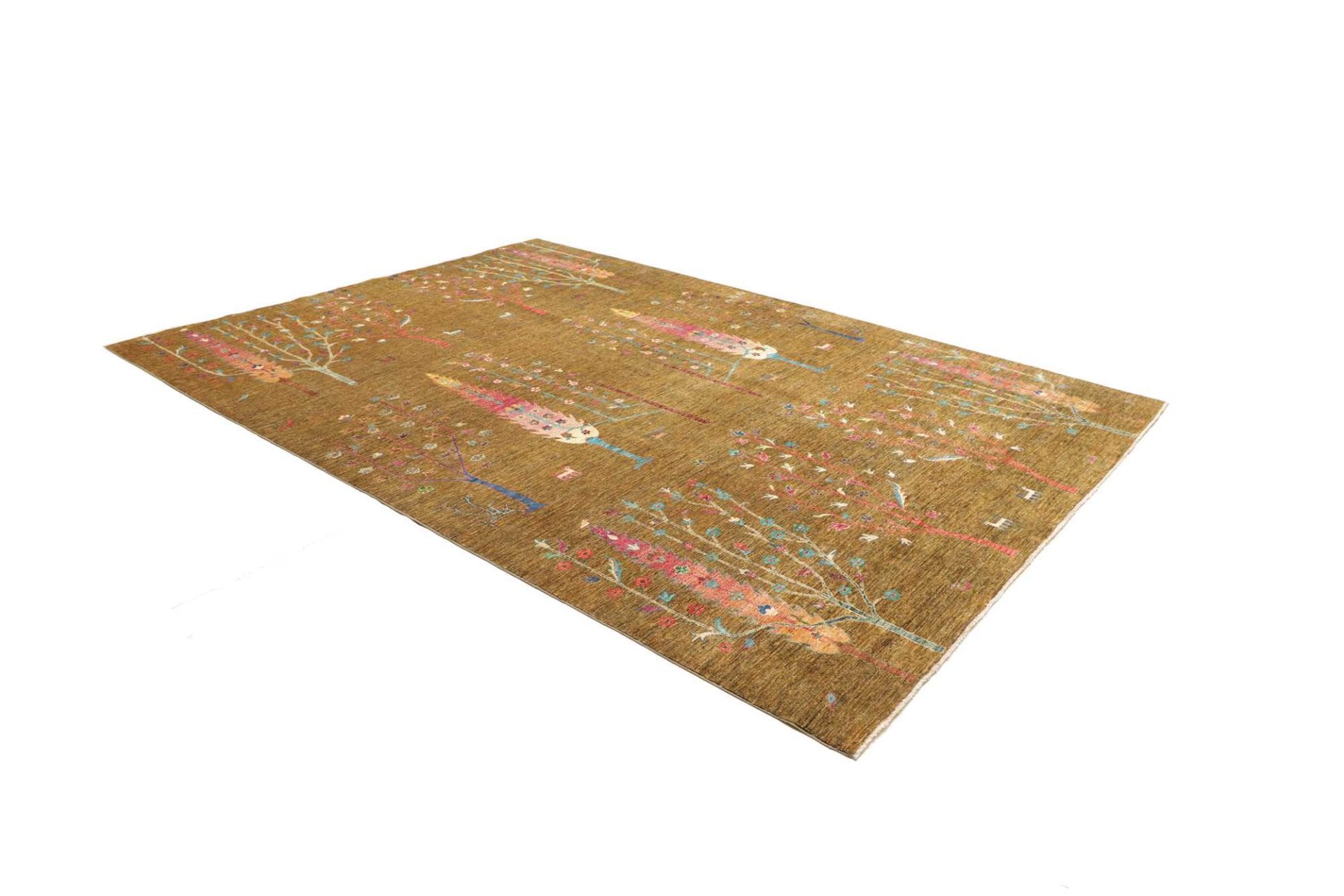 Handgeknüpfter Samarkand Orientteppich, 249 × 330 cm, Wolle