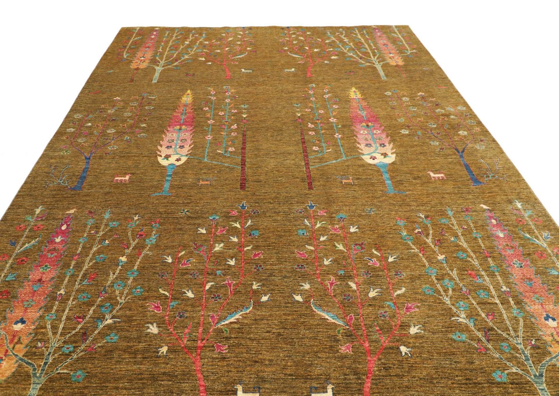 Handgeknüpfter Samarkand Orientteppich, 249 × 330 cm, Wolle
