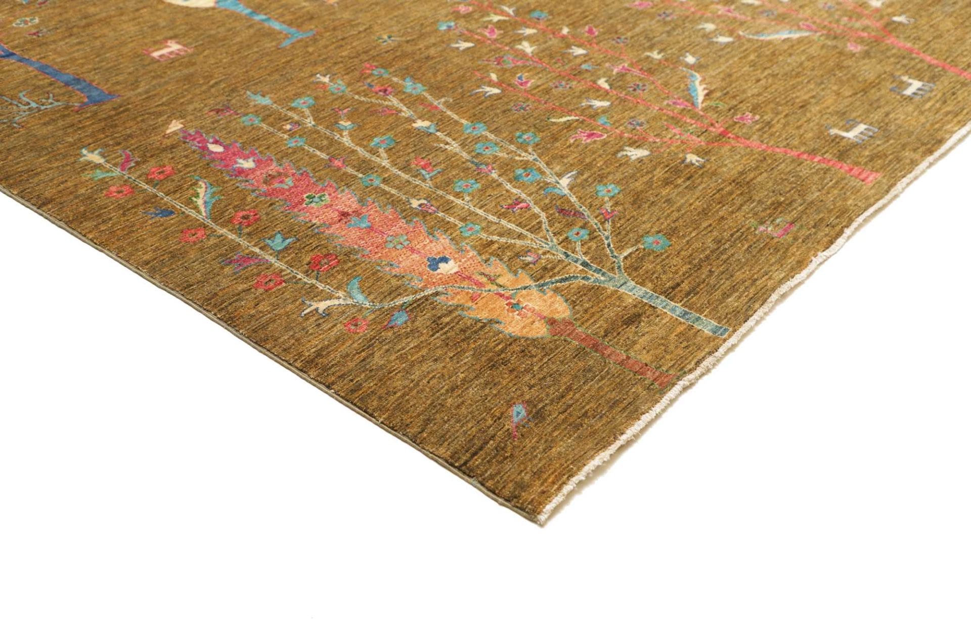 Handgeknüpfter Samarkand Orientteppich, 249 × 330 cm, Wolle