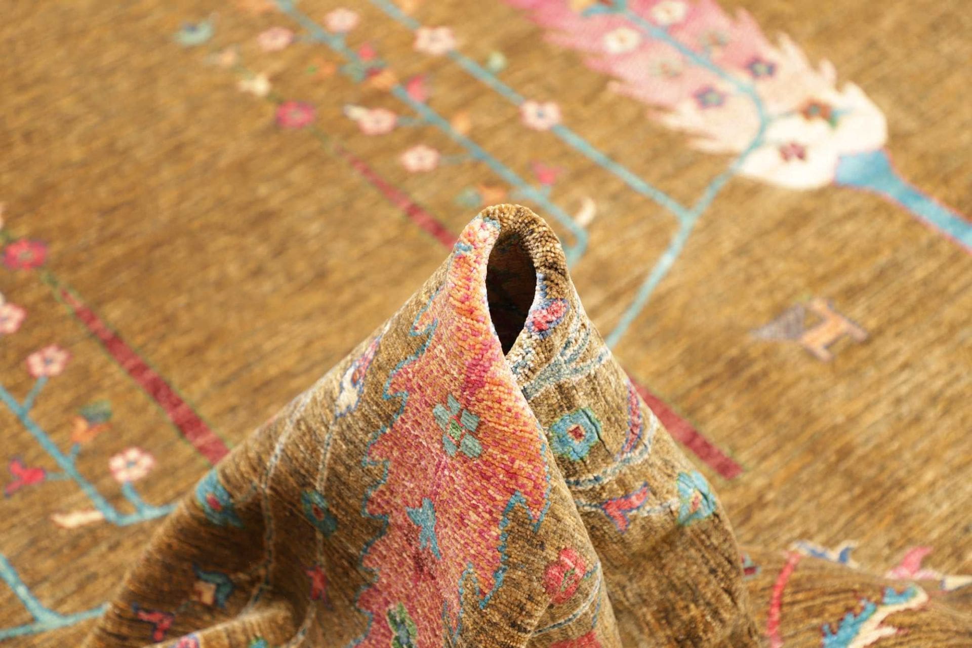 Handgeknüpfter Samarkand Orientteppich, 249 × 330 cm, Wolle