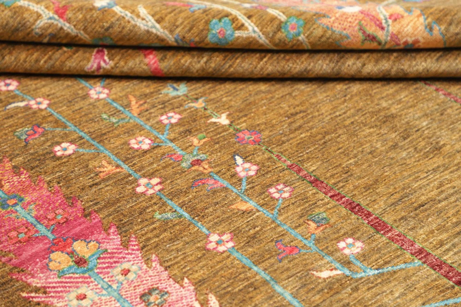 Handgeknüpfter Samarkand Orientteppich, 249 × 330 cm, Wolle