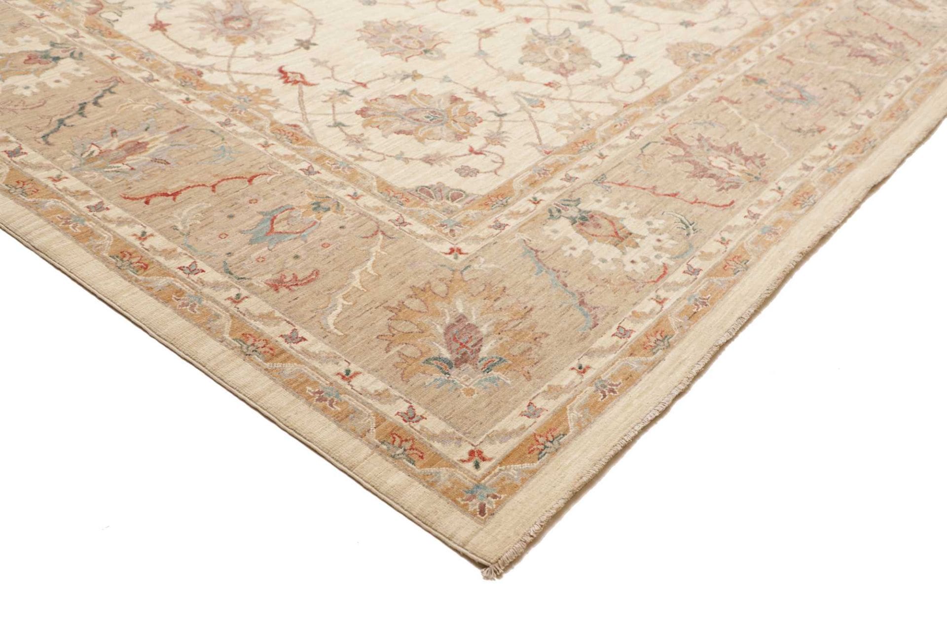 ziegler-teppich-300-x-396cm-handgeknupft-schurwolle-orientteppich-4 Handgeknüpfter Ziegler Orientteppich 300 × 396 cm