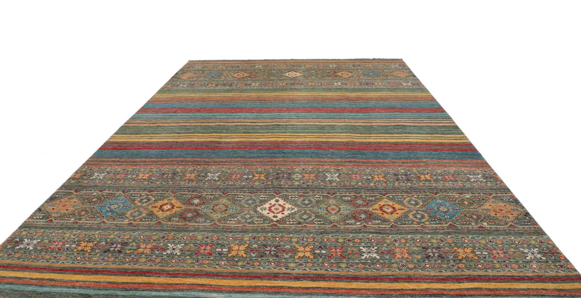 Samarkand Orientteppich 279 × 378 cm aus Wolle, handgeknüpft