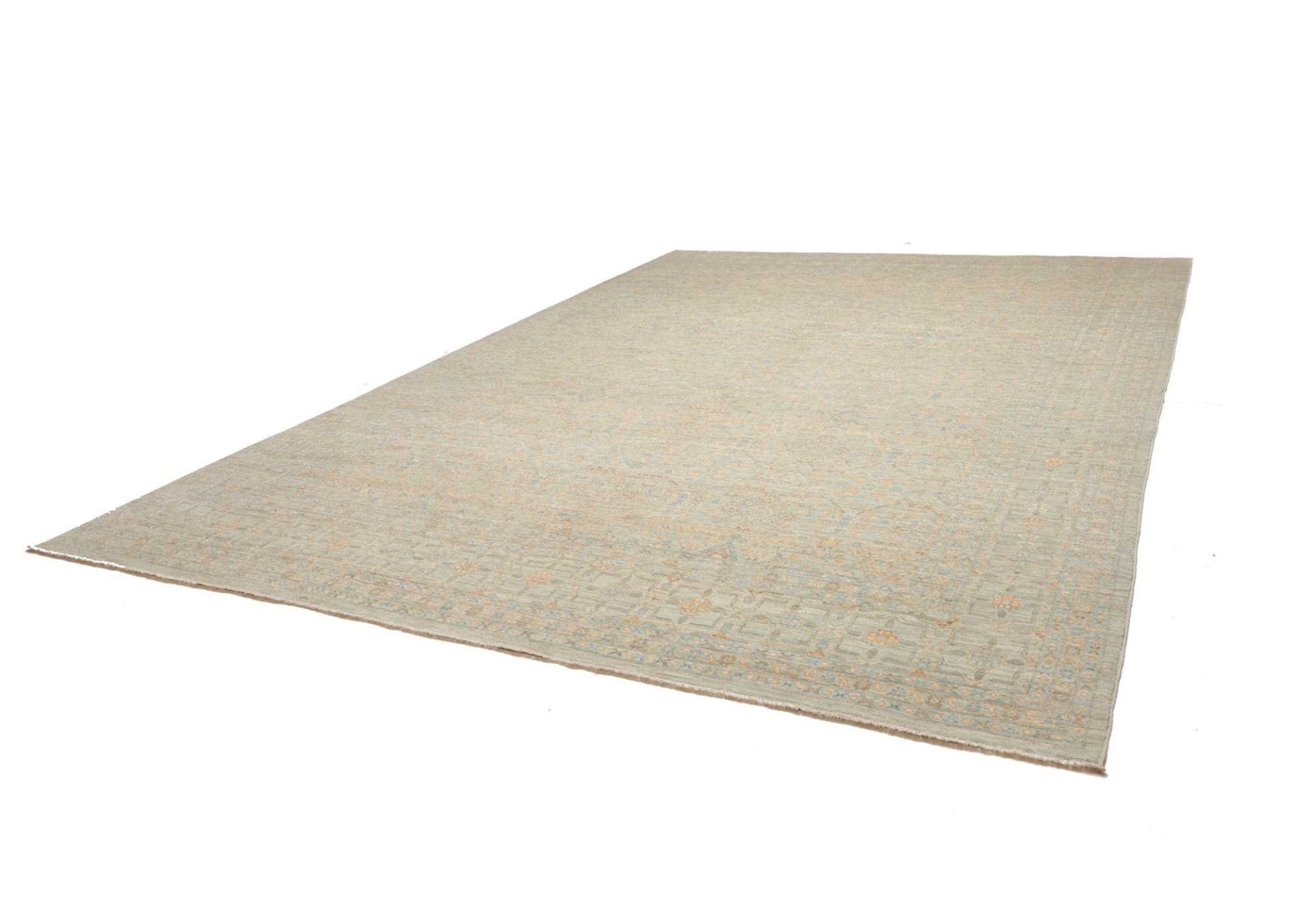 ziegler-orientteppich-303-x-408-cm-handgeknupft-schurwolle-1 Ziegler Orientteppich 303 × 408 cm aus Wolle, handgeknüpft