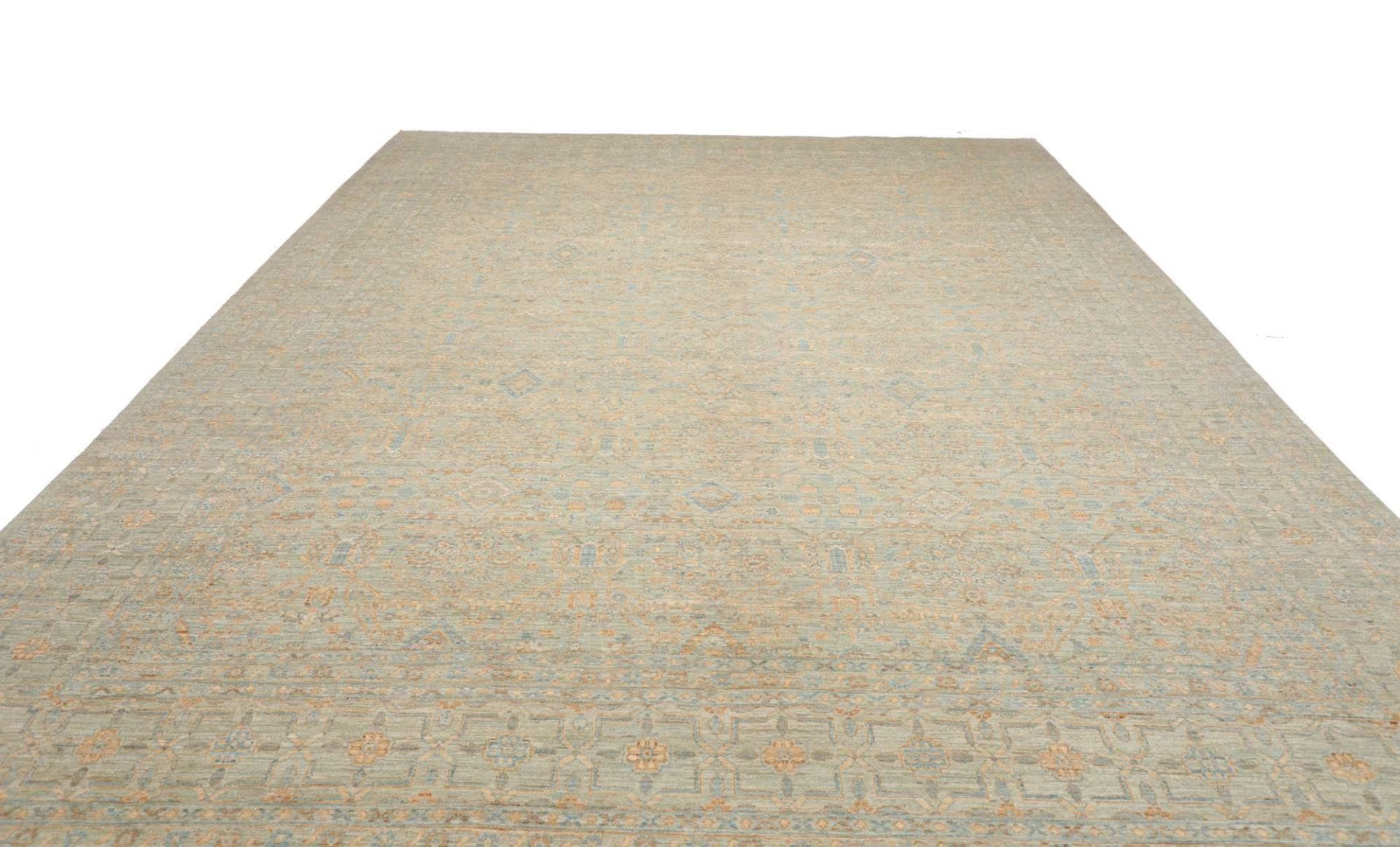 ziegler-orientteppich-303-x-408-cm-handgeknupft-schurwolle-3 Ziegler Orientteppich 303 × 408 cm aus Wolle, handgeknüpft