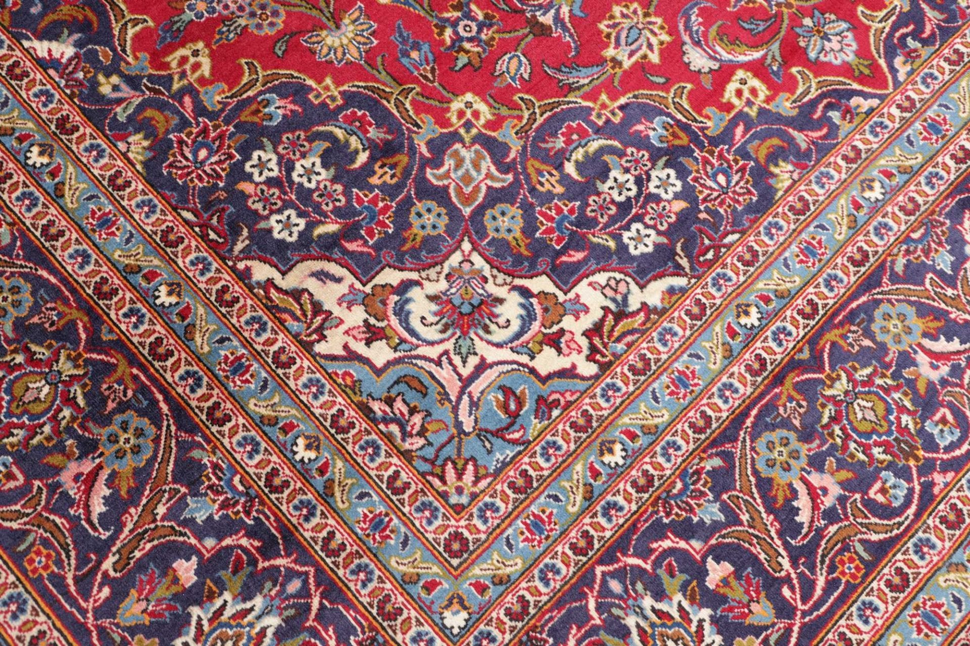 Handgeknüpfter Kashan Perserteppich 253 × 360 cm