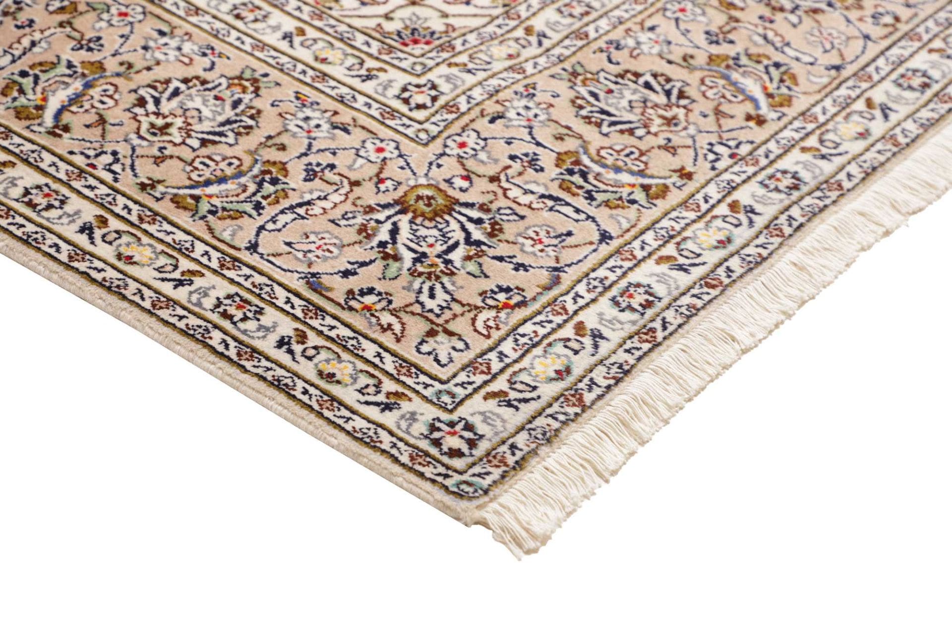 Kashan Perserteppich 243 × 345 cm aus Wolle, handgeknüpft
