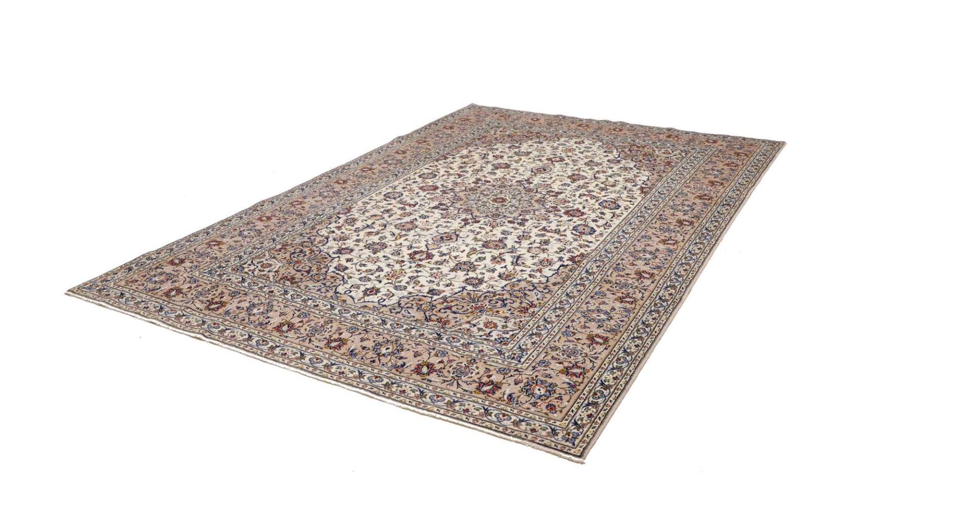 Kashan Perserteppich aus Iran, 246 × 363 cm