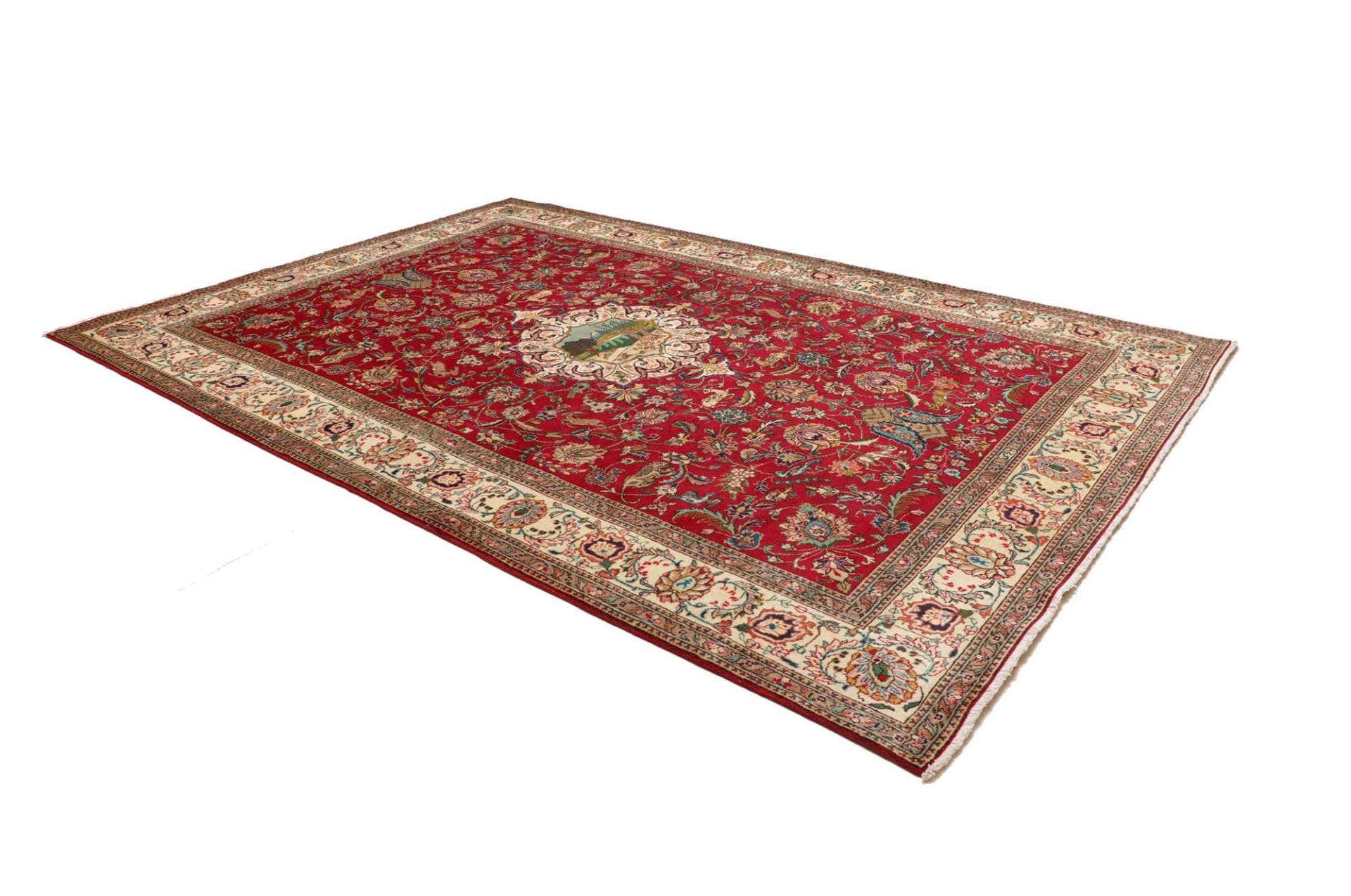 Handgeknüpfter Täbriz Perserteppich 245 × 343 cm
