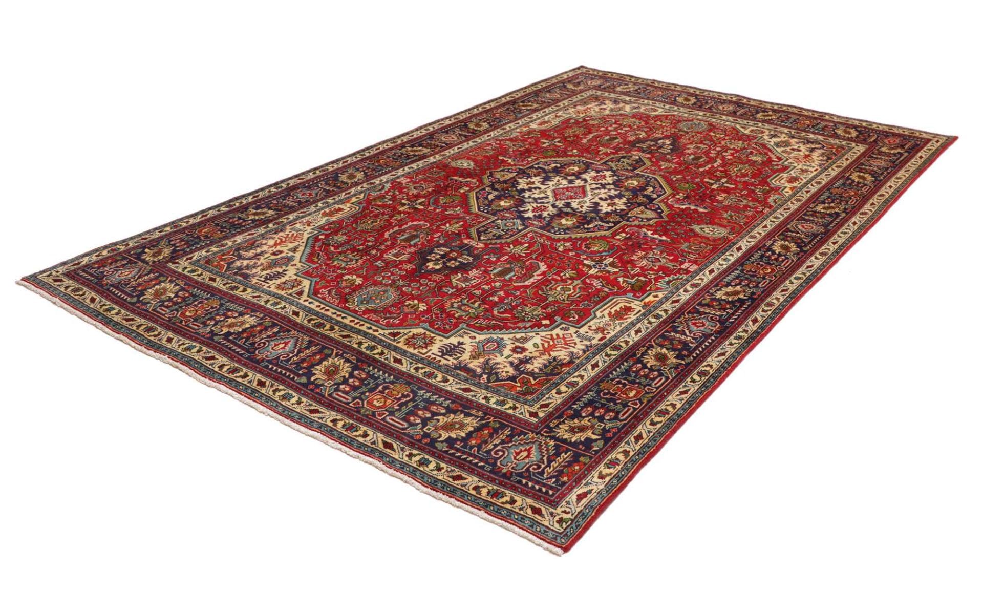 Handgeknüpfter Täbriz Perserteppich 203 × 303 cm