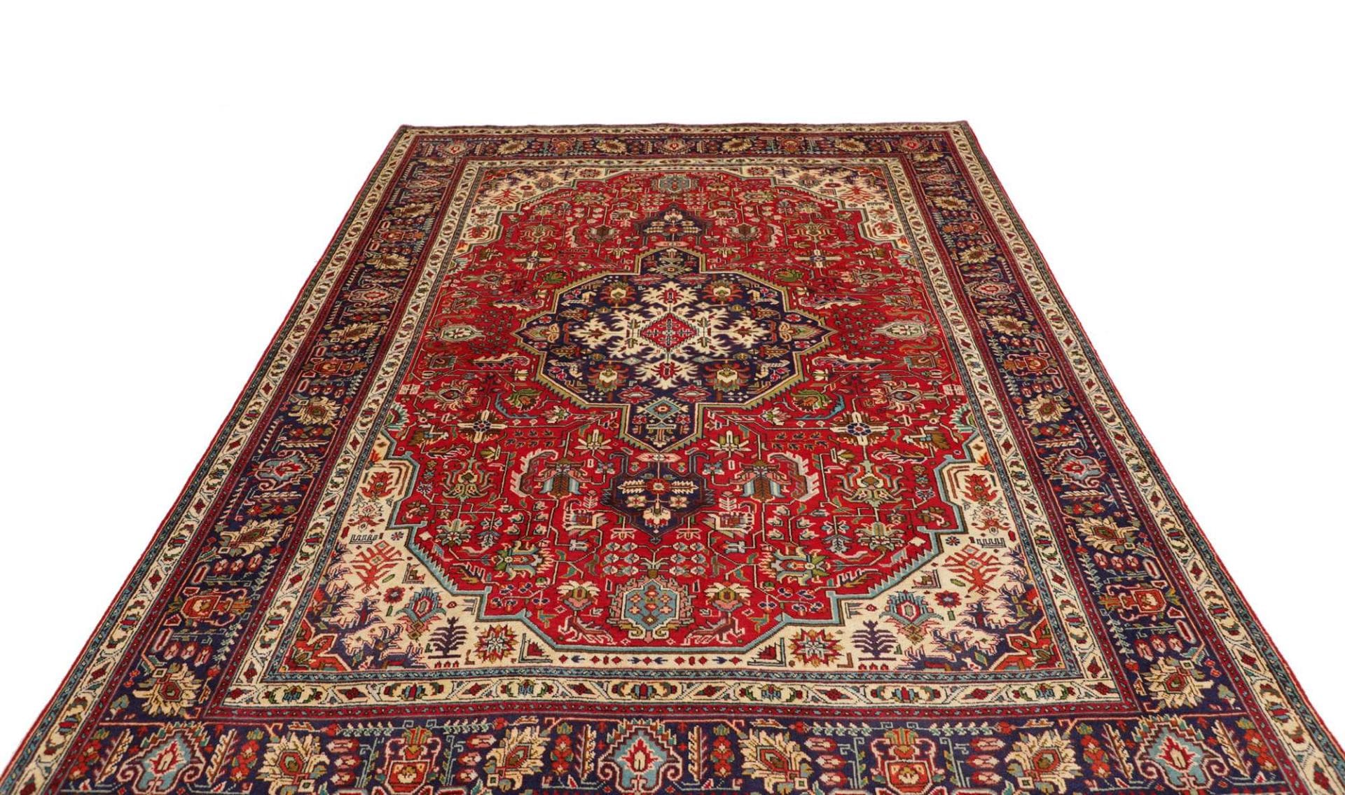 Handgeknüpfter Täbriz Perserteppich 203 × 303 cm