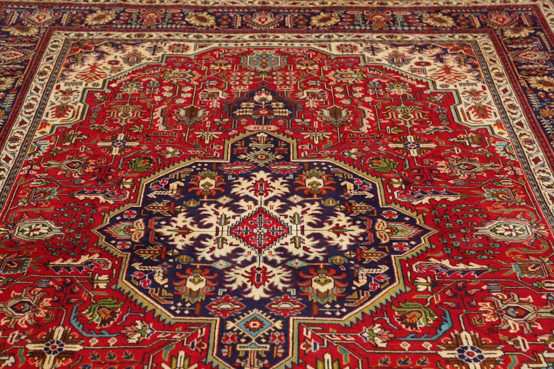 Handgeknüpfter Täbriz Perserteppich 203 × 303 cm