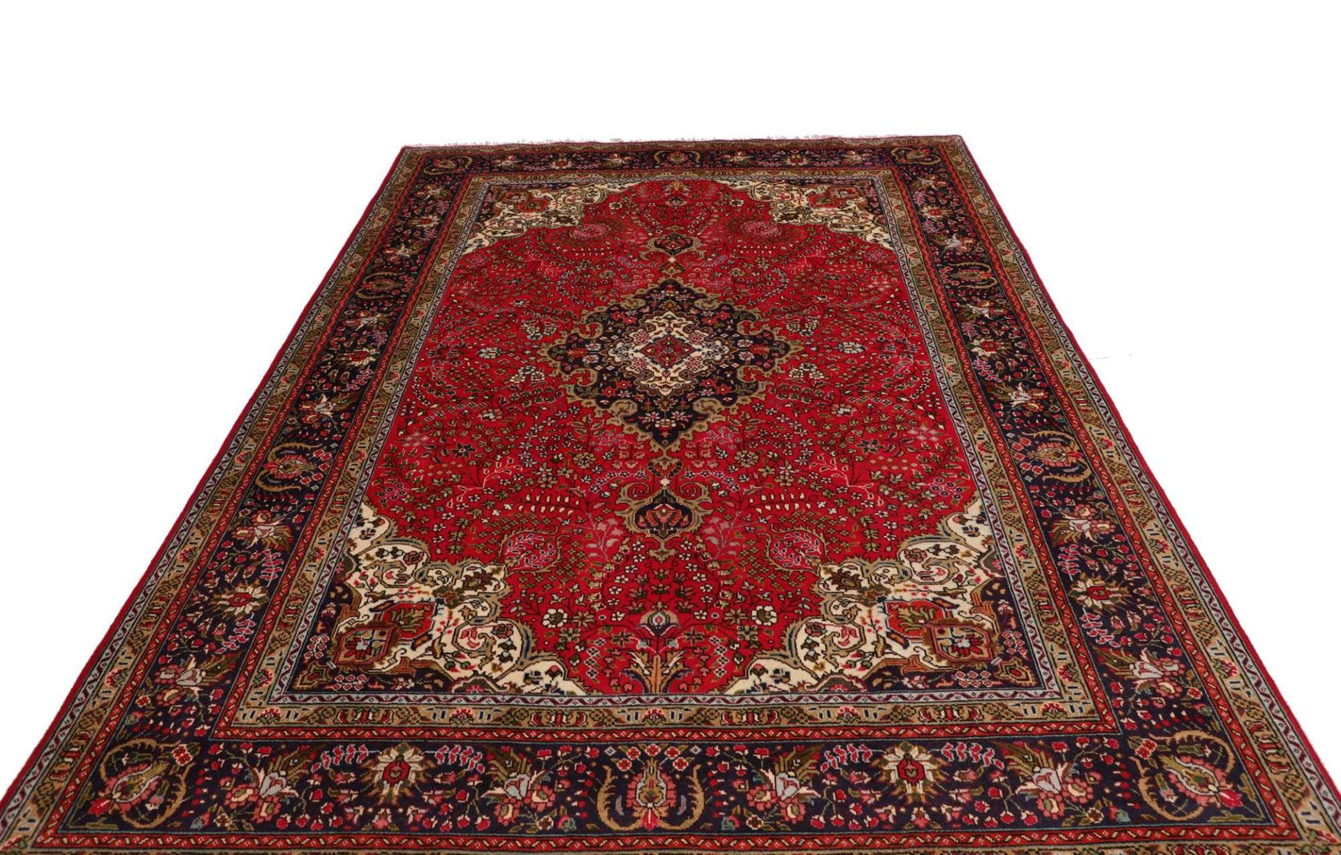 Handgeknüpfter Täbriz Perserteppich 205 × 303 cm