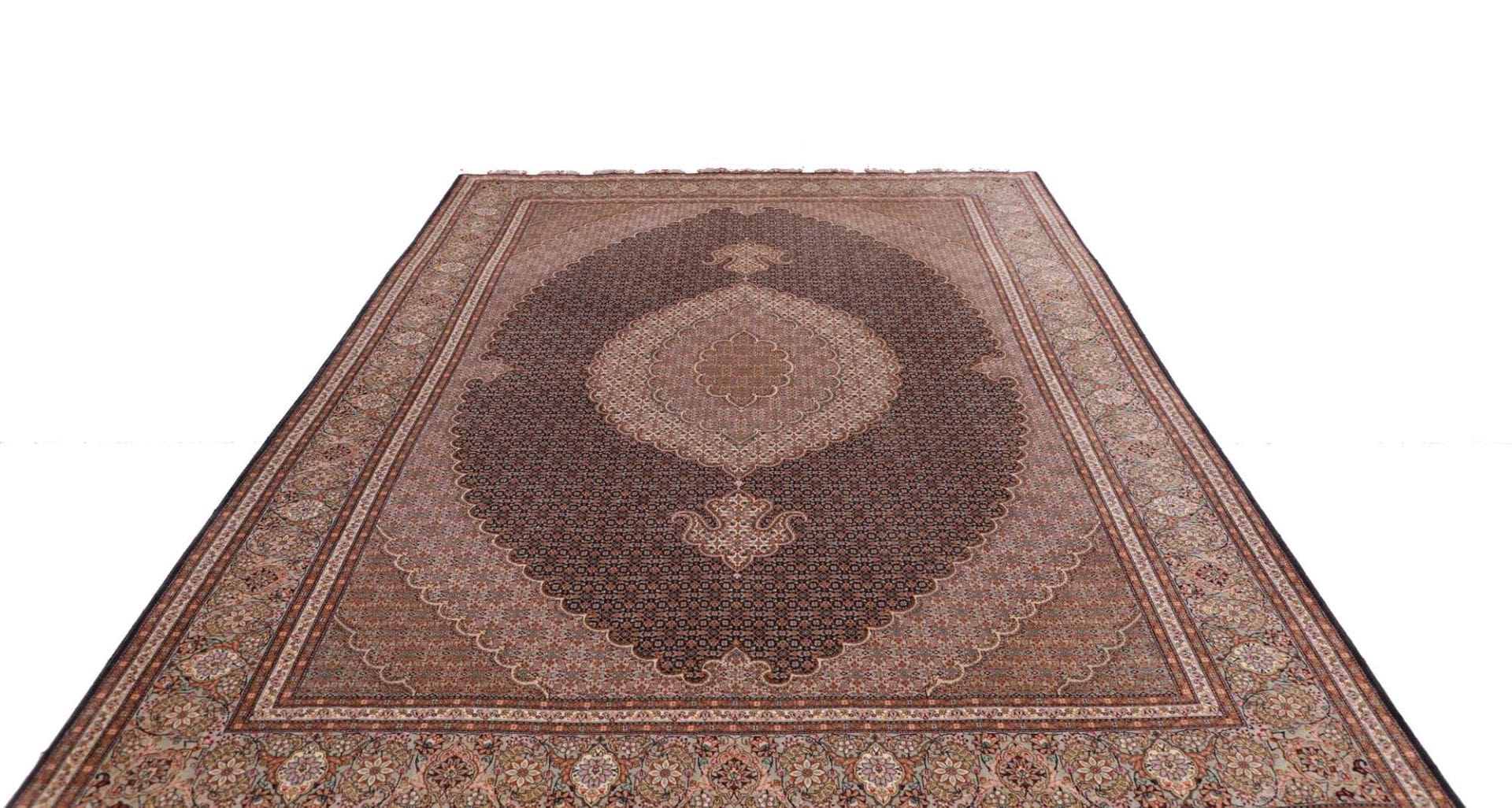 Handgeknüpfter Täbriz Perserteppich 210 × 302 cm