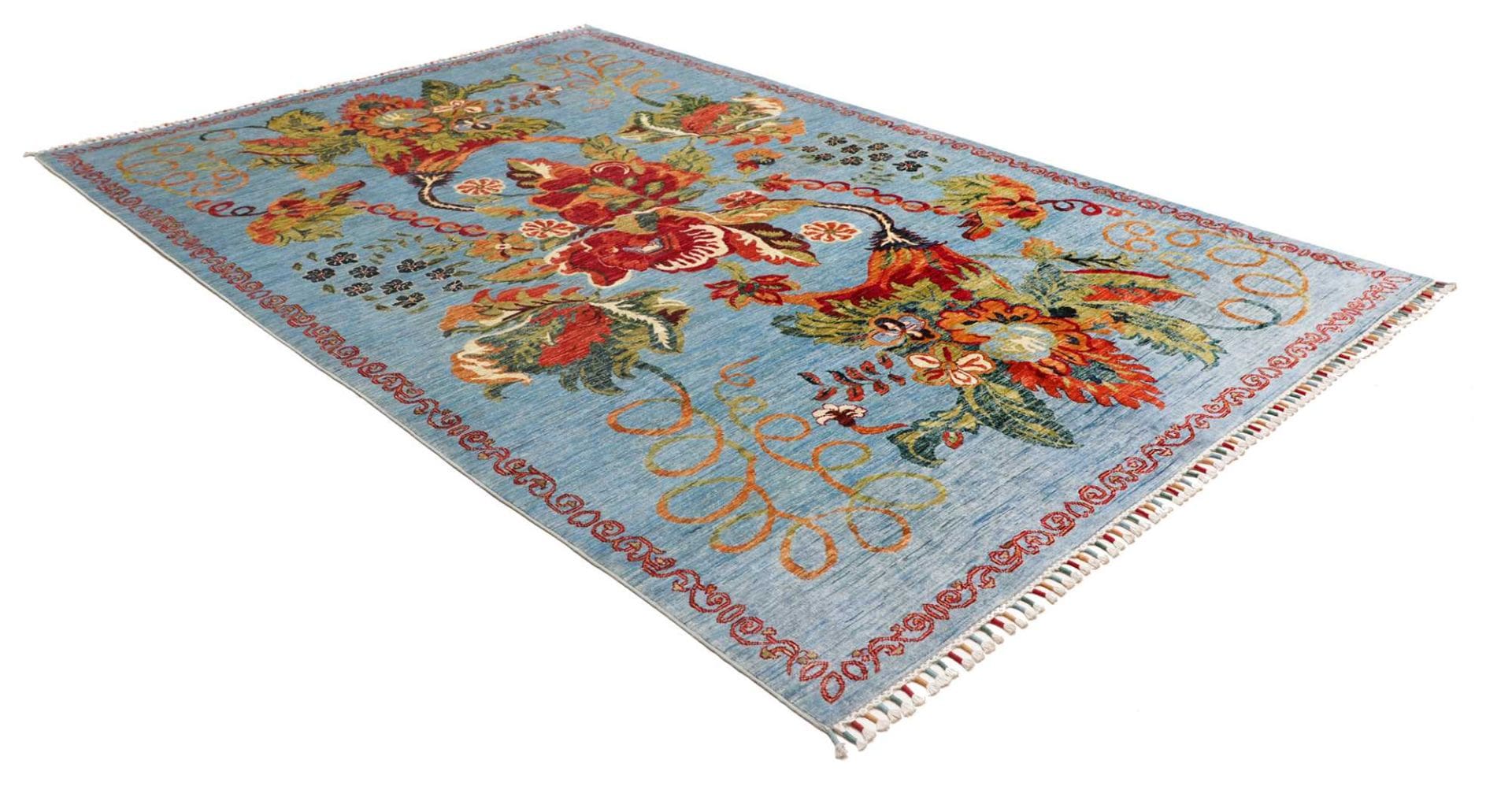ziegler-orientteppich-213-x-303-cm-aus-schurwolle-handgeknupft-2 Ziegler Orientteppich aus Pakistan, 213 × 303 cm