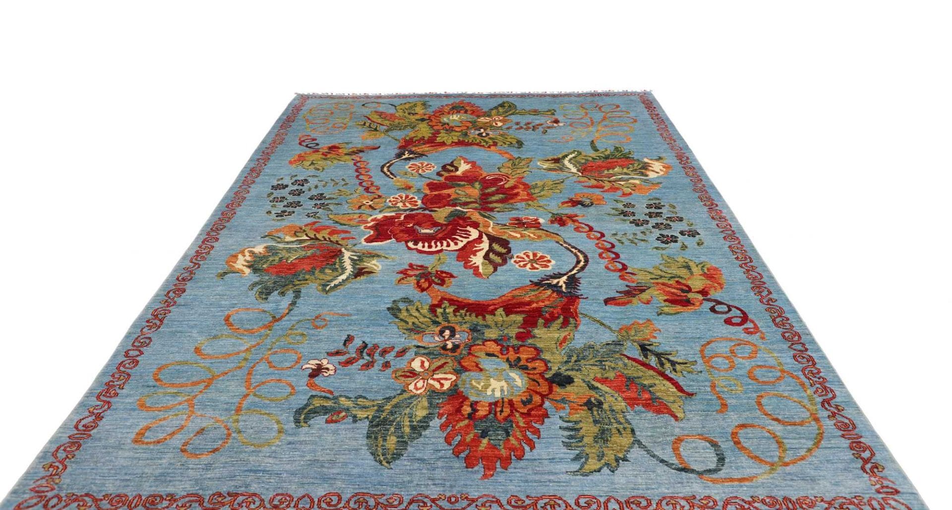 ziegler-orientteppich-213-x-303-cm-aus-schurwolle-handgeknupft-3 Ziegler Orientteppich aus Pakistan, 213 × 303 cm