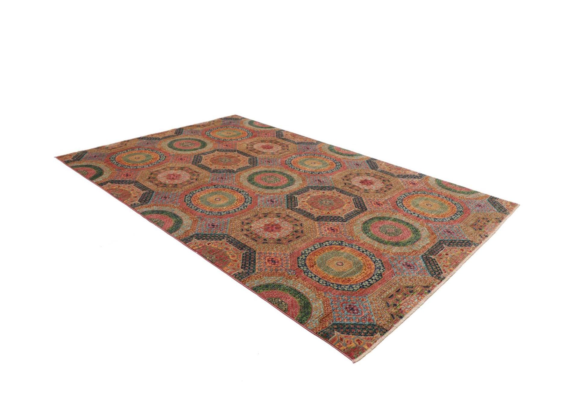 Mamluk Orientteppich 200 × 298 cm aus Wolle, handgeknüpft
