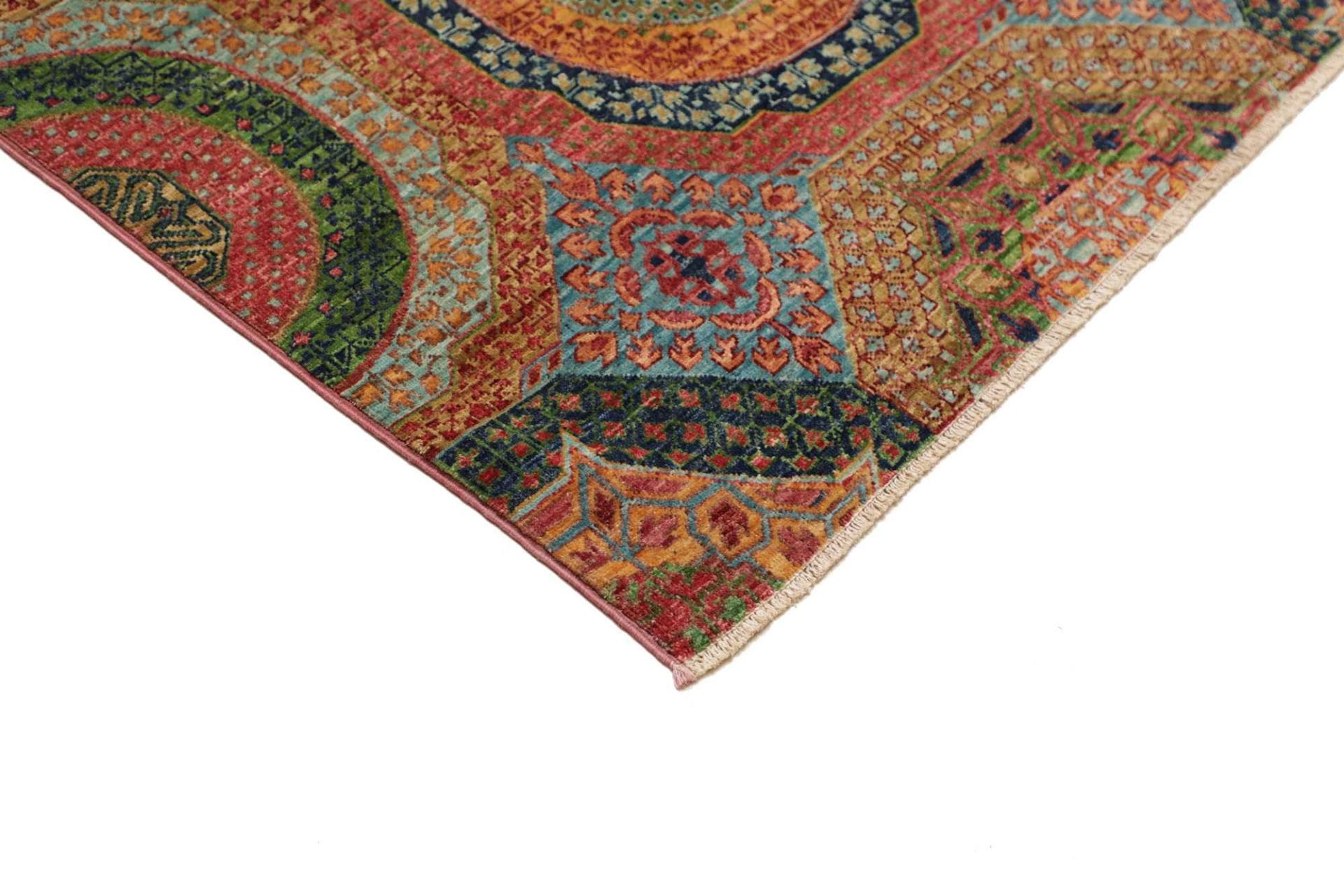 Mamluk Orientteppich 200 × 298 cm aus Wolle, handgeknüpft