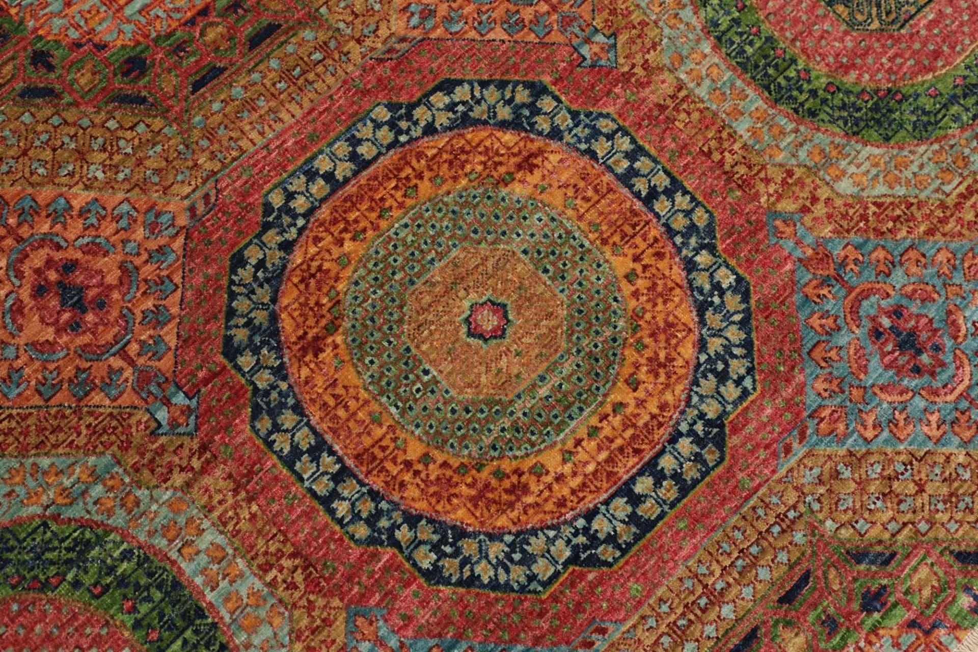 Mamluk Orientteppich 200 × 298 cm aus Wolle, handgeknüpft