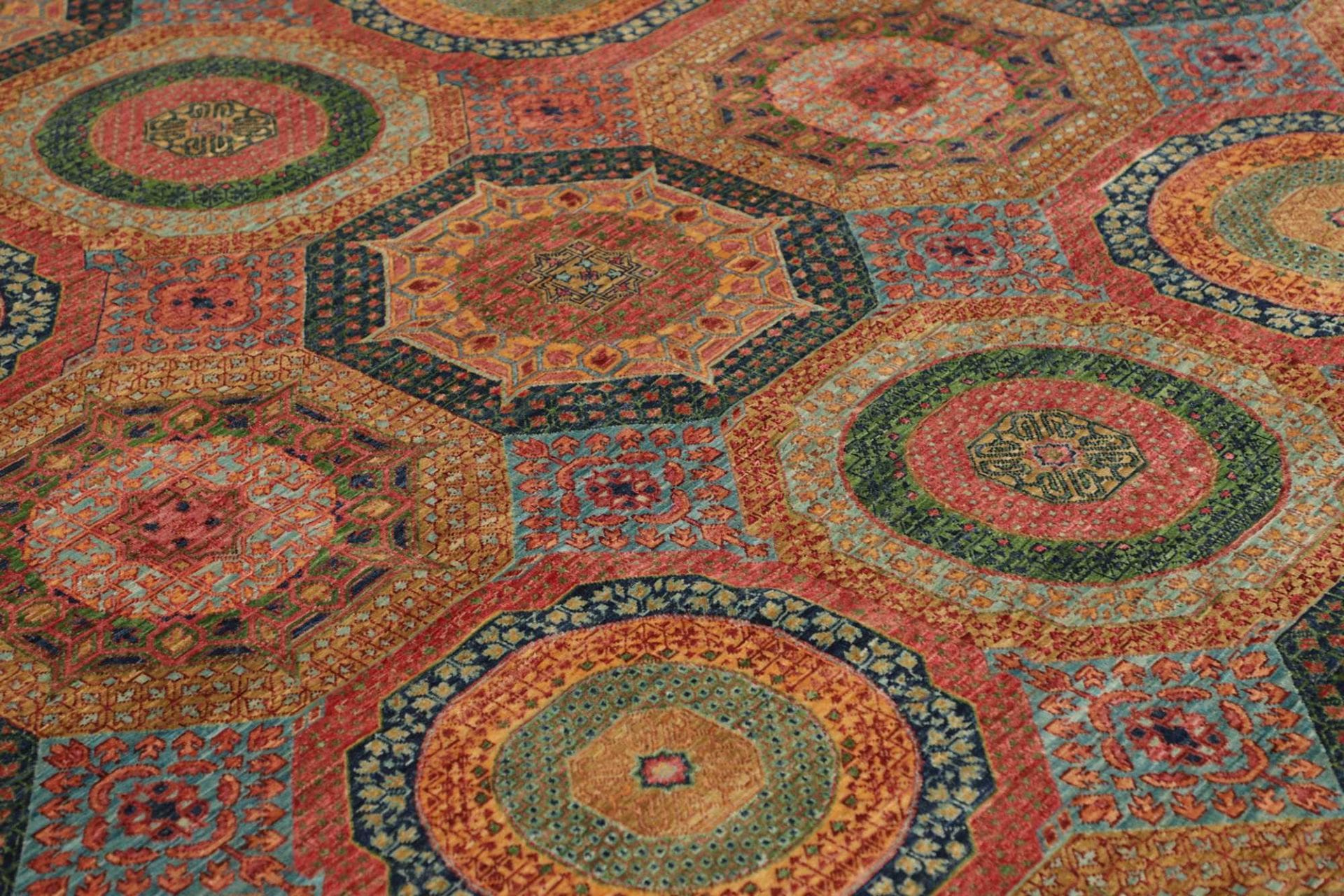 Mamluk Orientteppich 200 × 298 cm aus Wolle, handgeknüpft