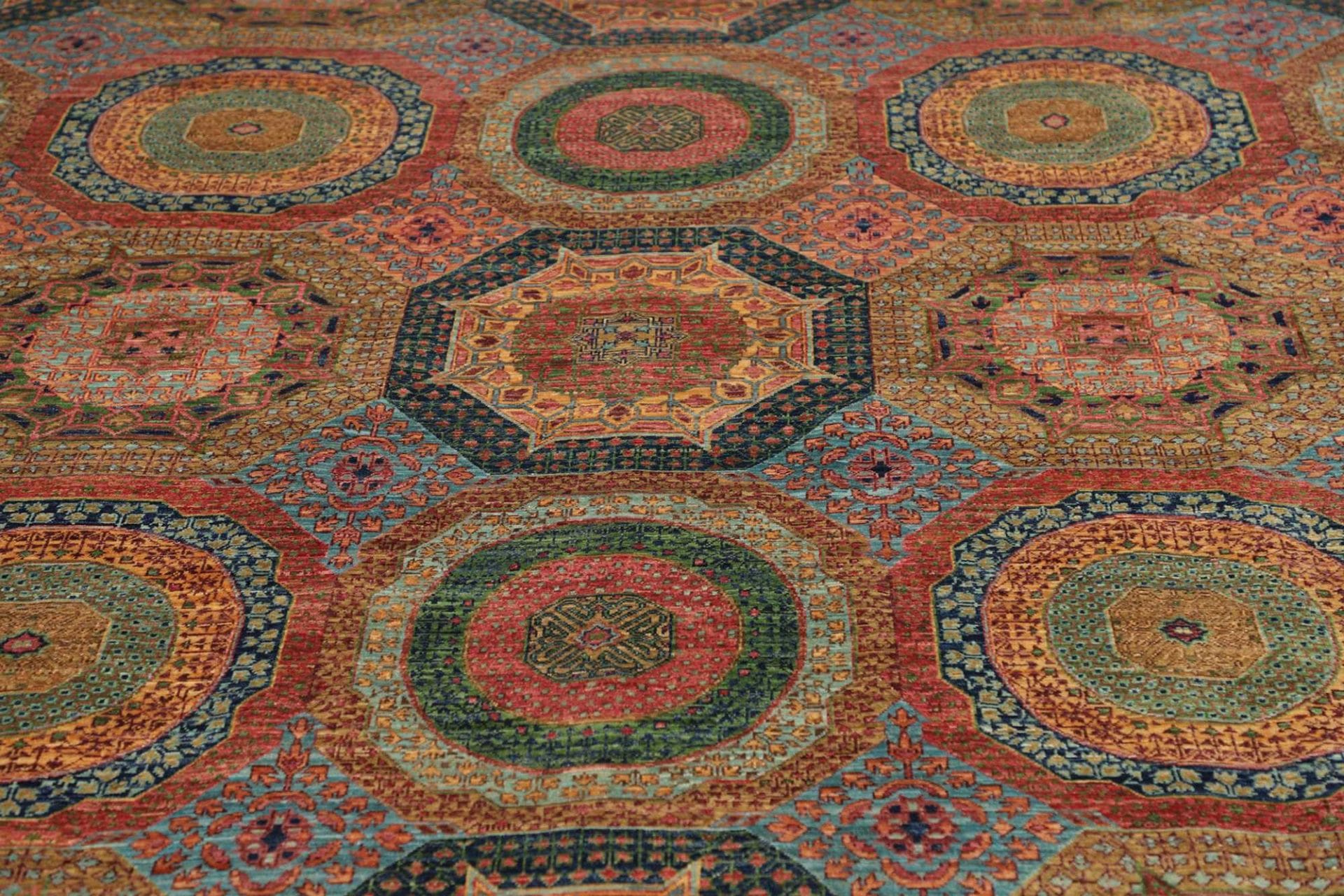 Mamluk Orientteppich aus Pakistan, 206 × 305 cm