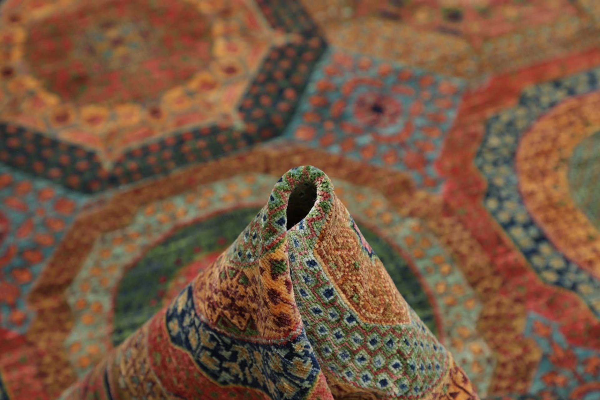 Mamluk Orientteppich aus Pakistan, 206 × 305 cm