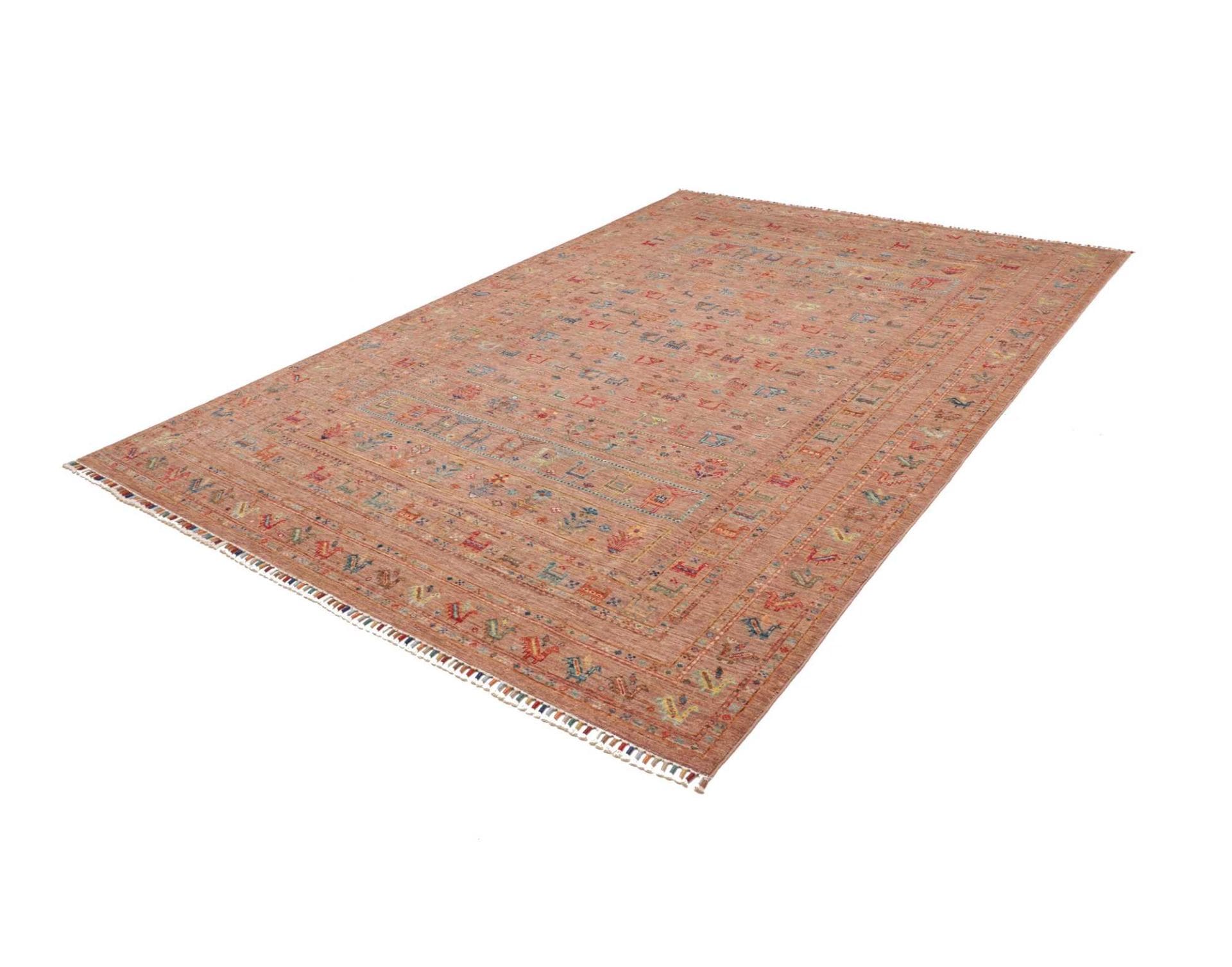 Handgeknüpfter Samarkand Orientteppich, 209 × 297 cm, Wolle
