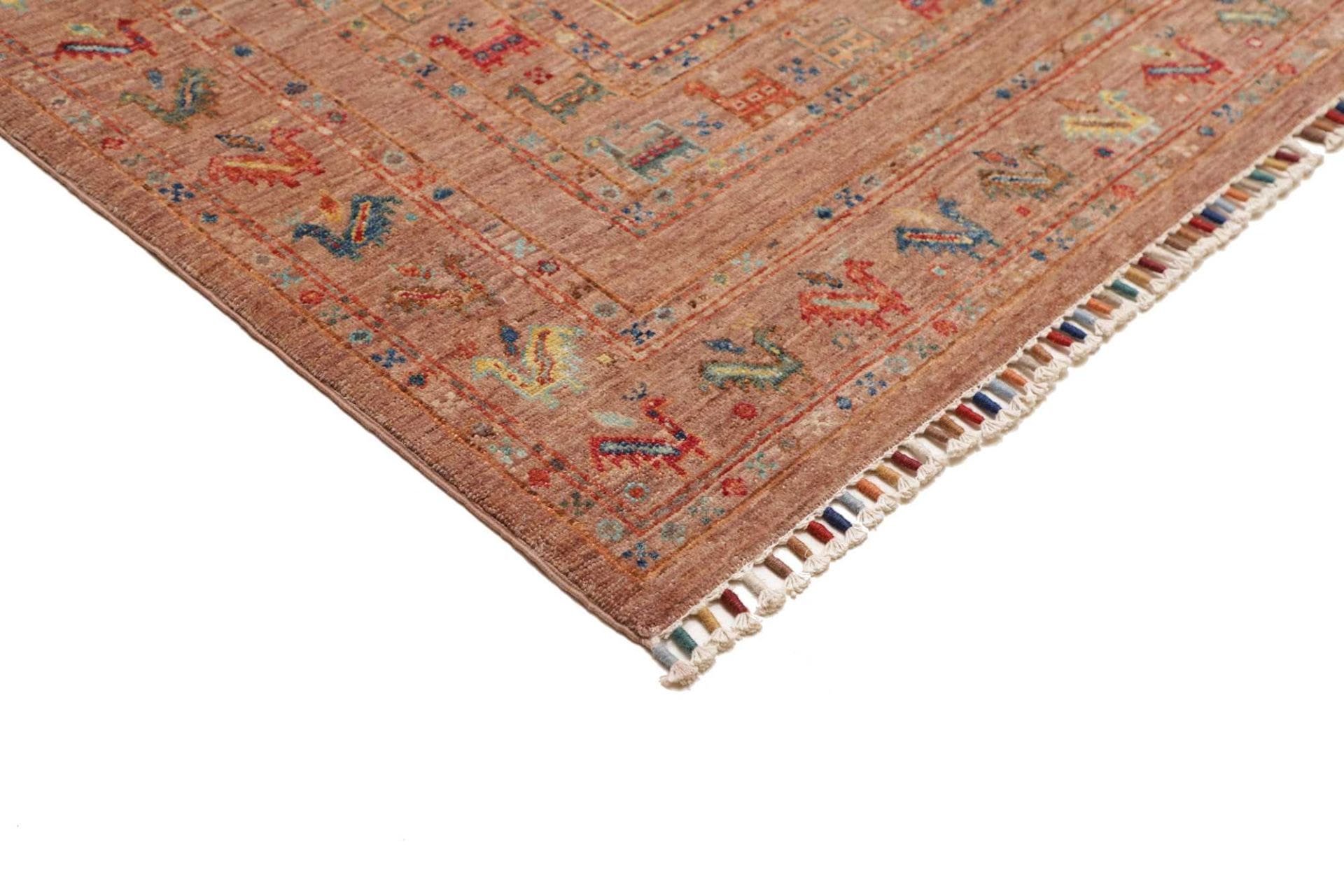 Handgeknüpfter Samarkand Orientteppich, 209 × 297 cm, Wolle