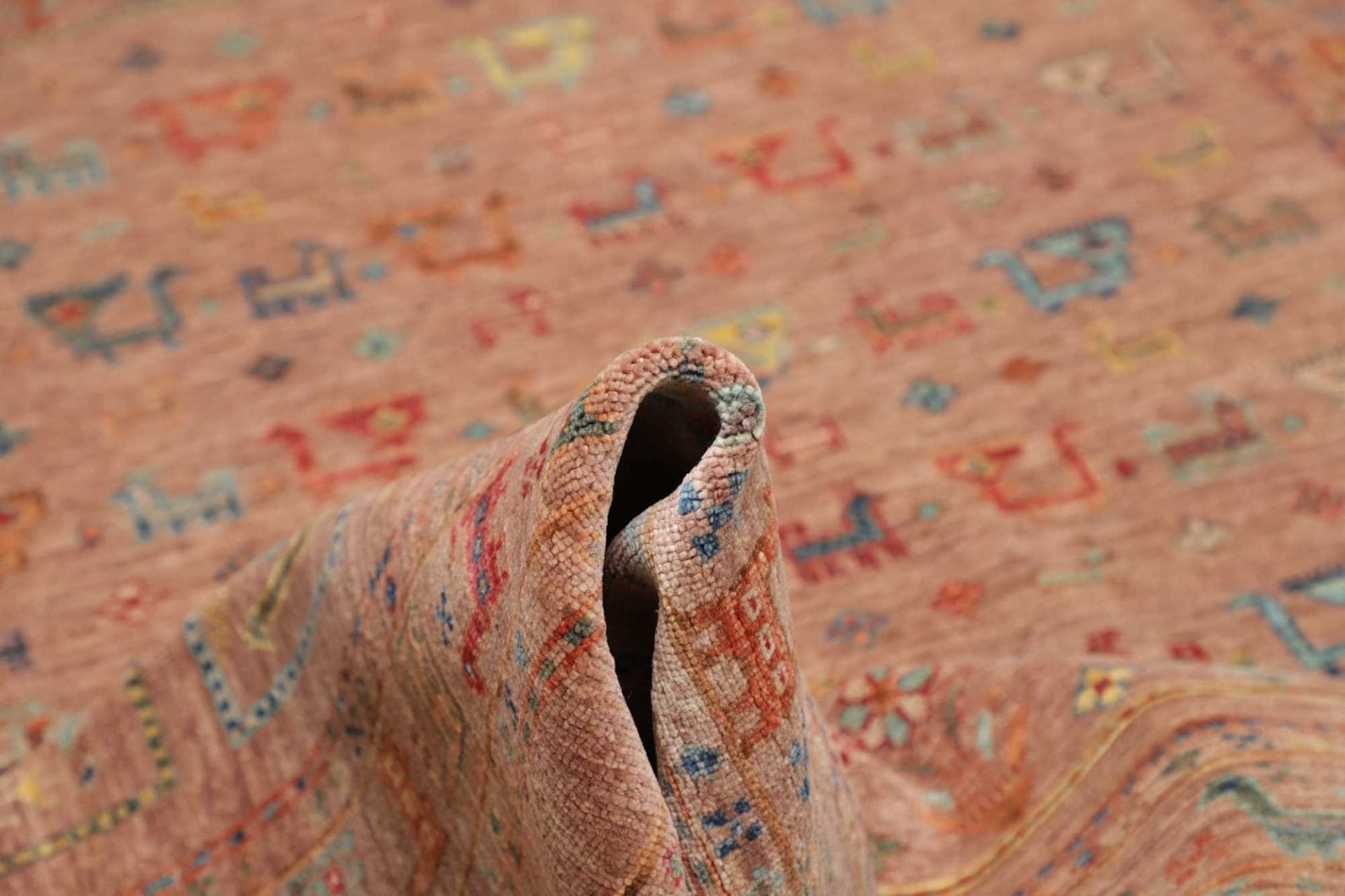Handgeknüpfter Samarkand Orientteppich, 209 × 297 cm, Wolle