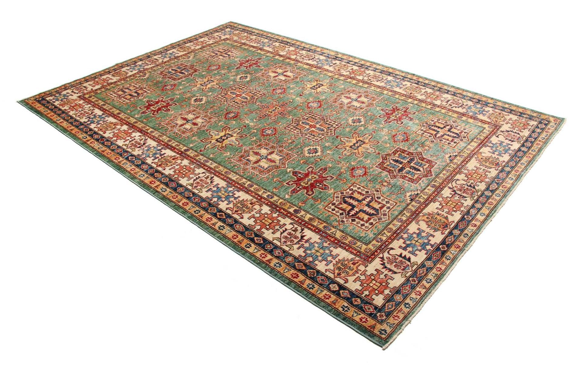 Kazak Orientteppich 210 × 306 cm aus Wolle, handgeknüpft