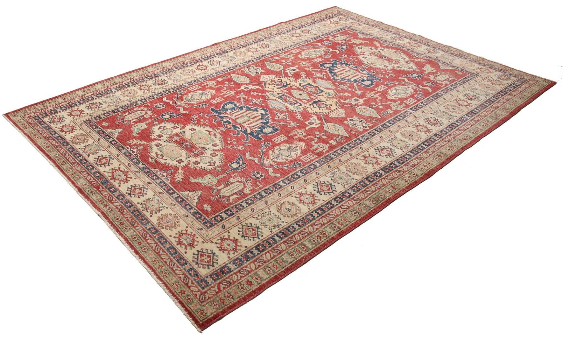 Kazak Orientteppich aus Pakistan, 205 × 290 cm