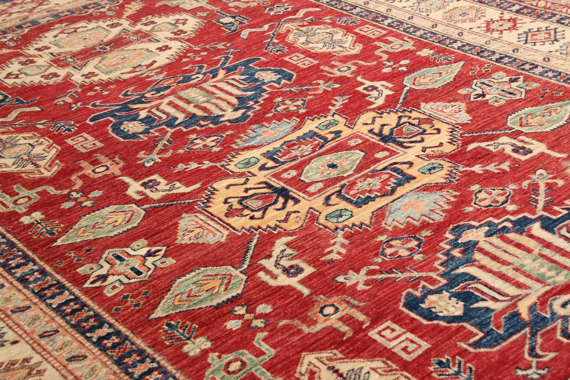 Kazak Orientteppich aus Pakistan, 205 × 290 cm