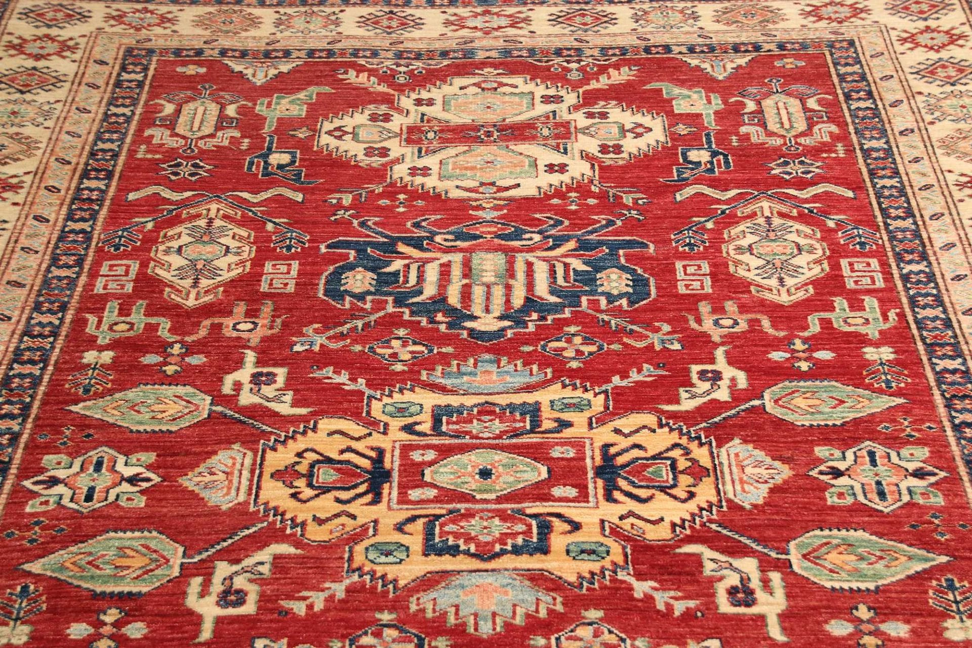 Kazak Orientteppich aus Pakistan, 205 × 290 cm
