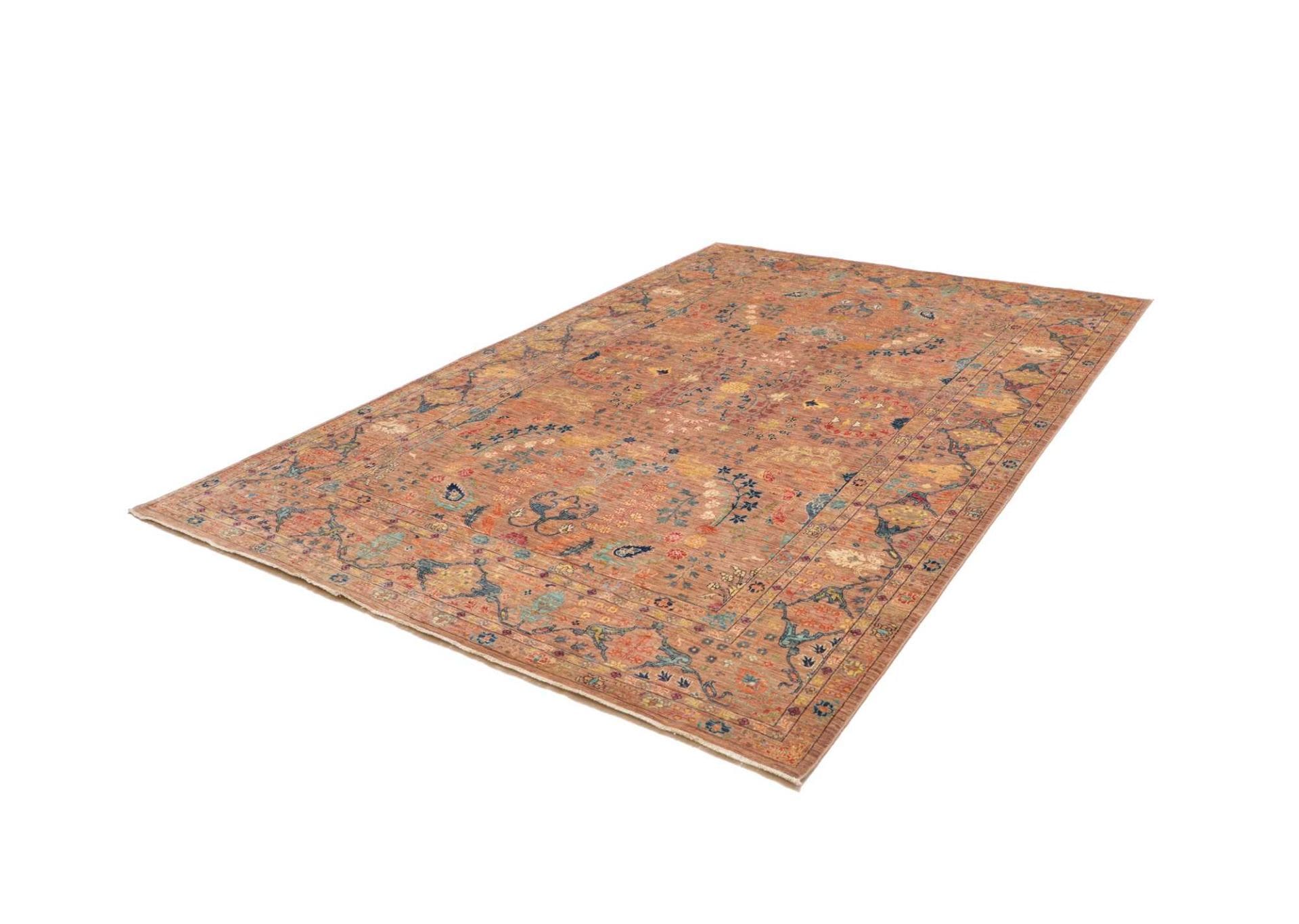 Handgeknüpfter Samarkand Orientteppich 211 × 295 cm