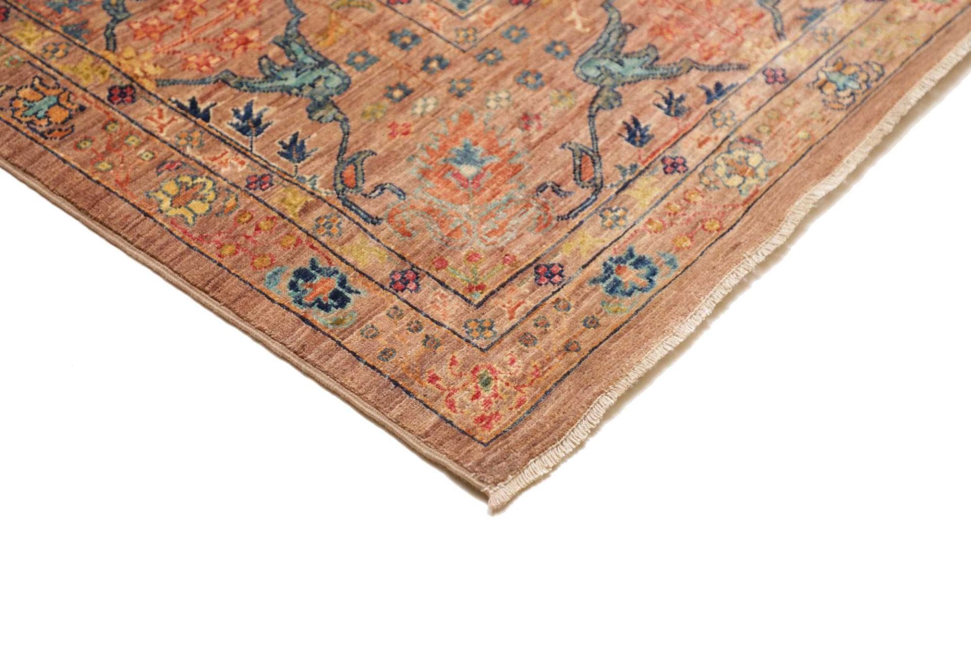 Handgeknüpfter Samarkand Orientteppich 211 × 295 cm