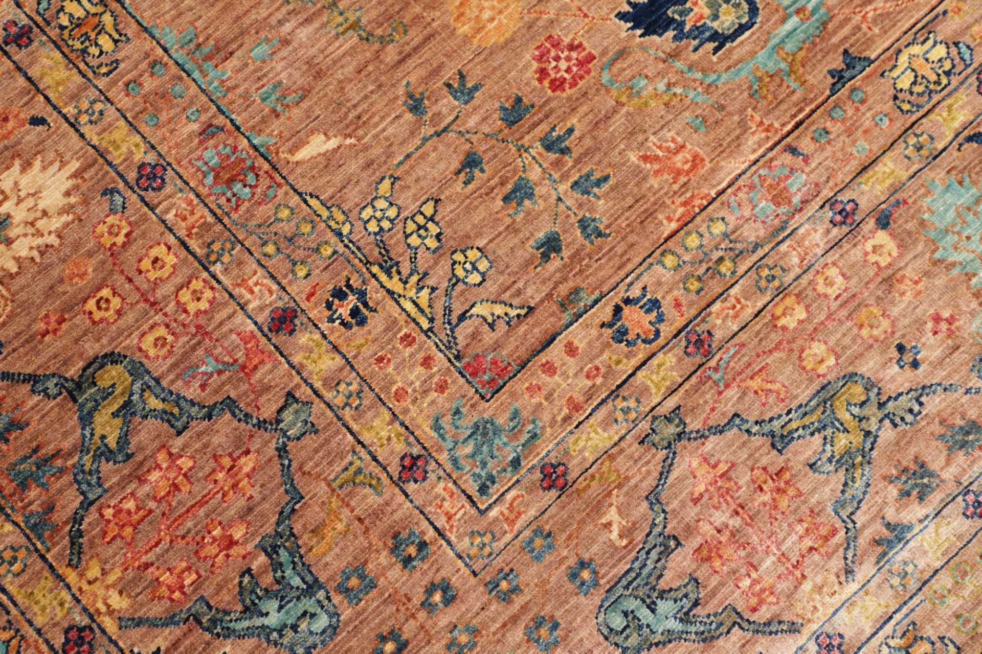 Handgeknüpfter Samarkand Orientteppich 211 × 295 cm