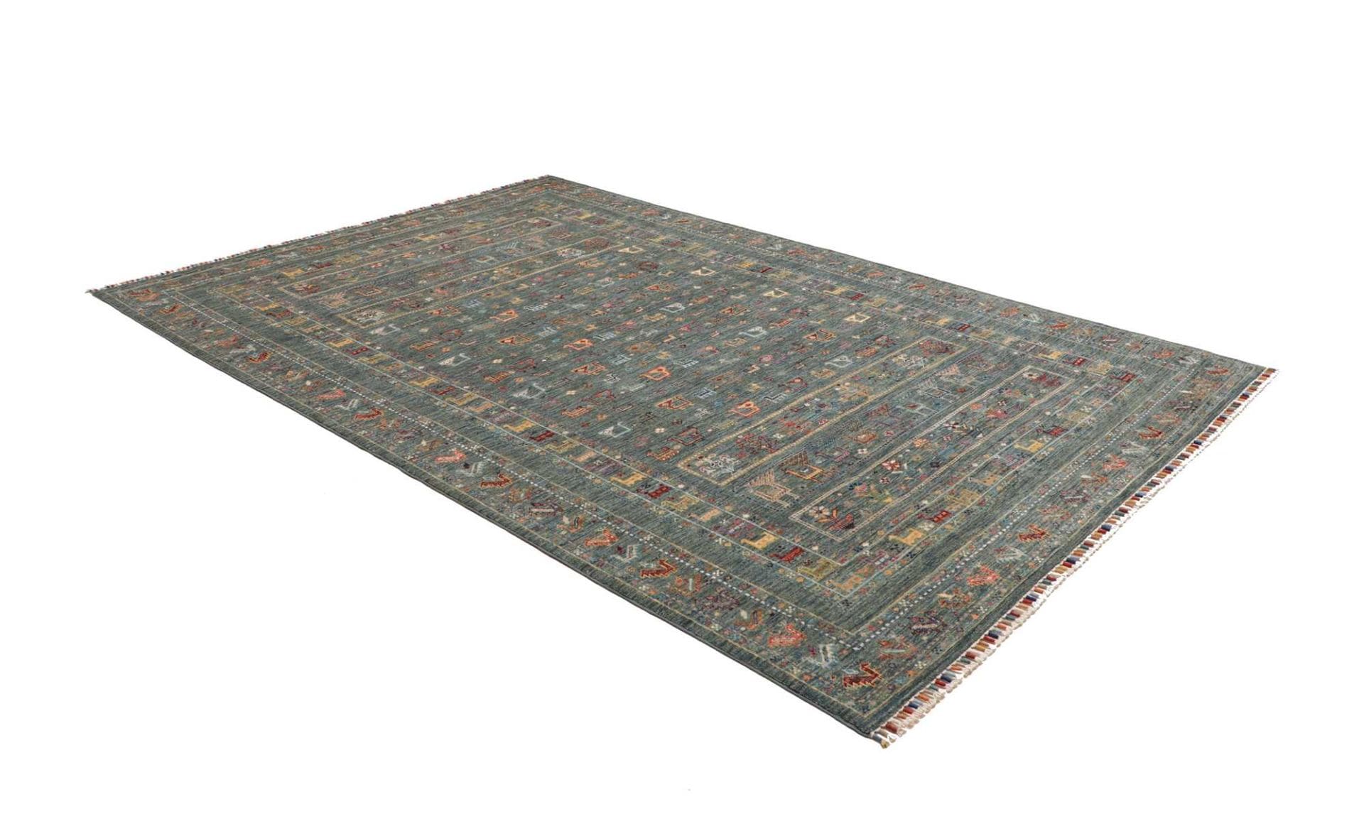 Samarkand Orientteppich 200 × 285 cm aus Wolle, handgeknüpft