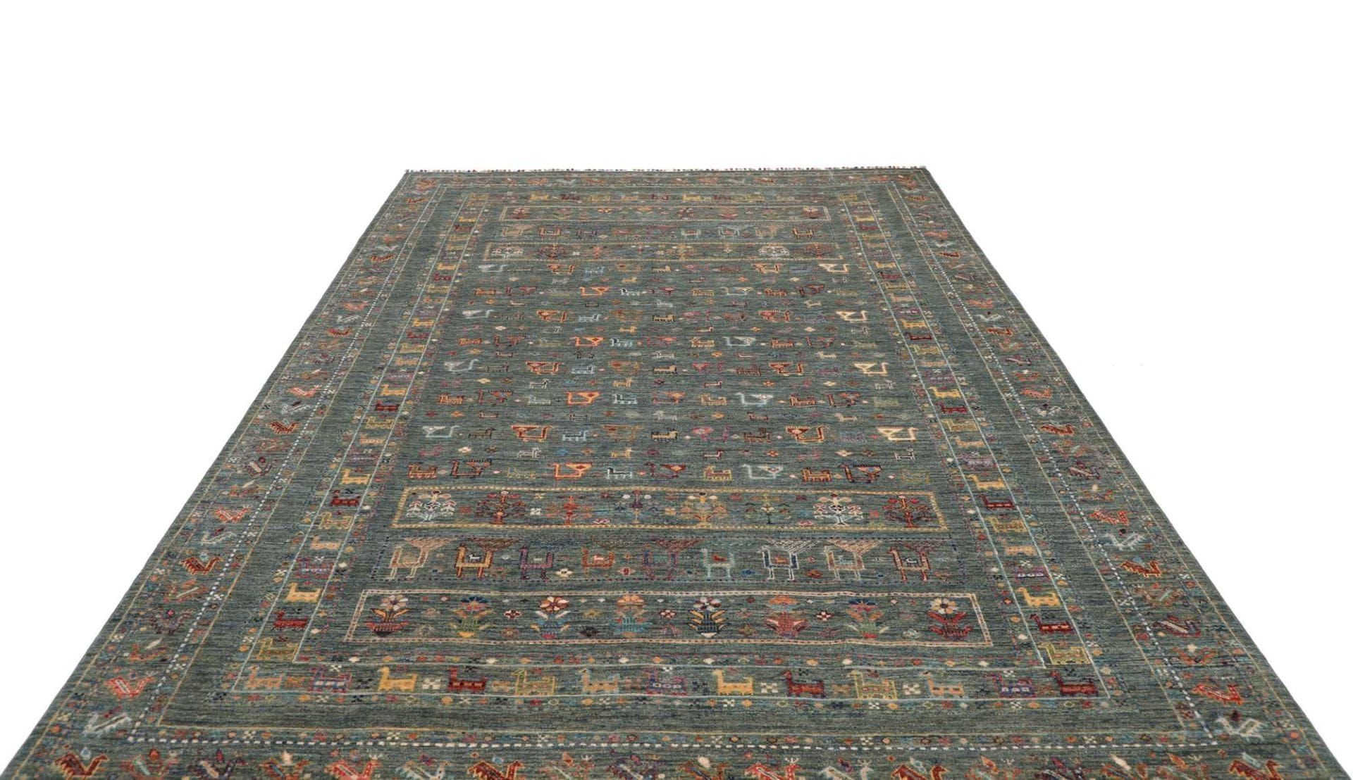 Samarkand Orientteppich 200 × 285 cm aus Wolle, handgeknüpft