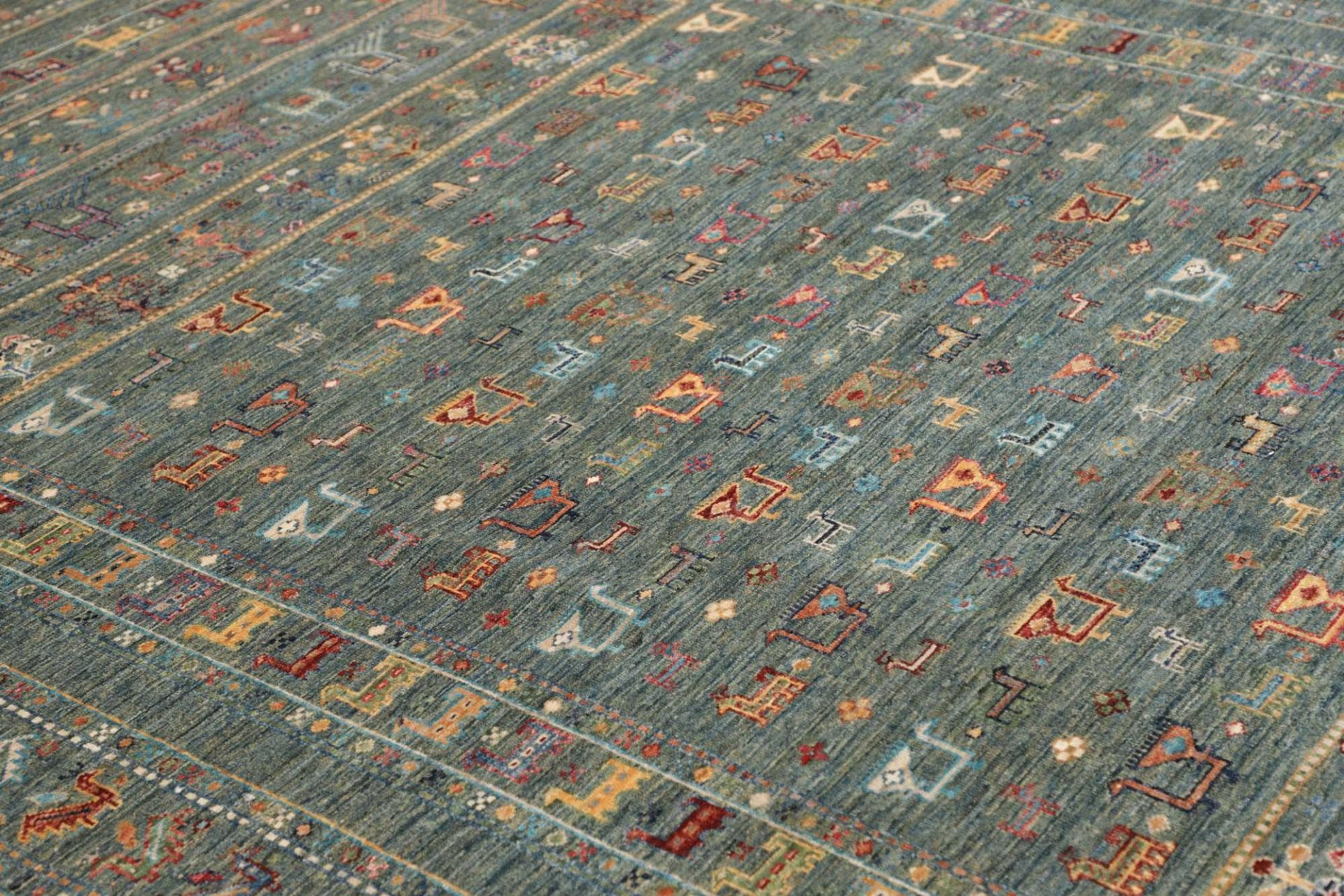 Samarkand Orientteppich 200 × 285 cm aus Wolle, handgeknüpft