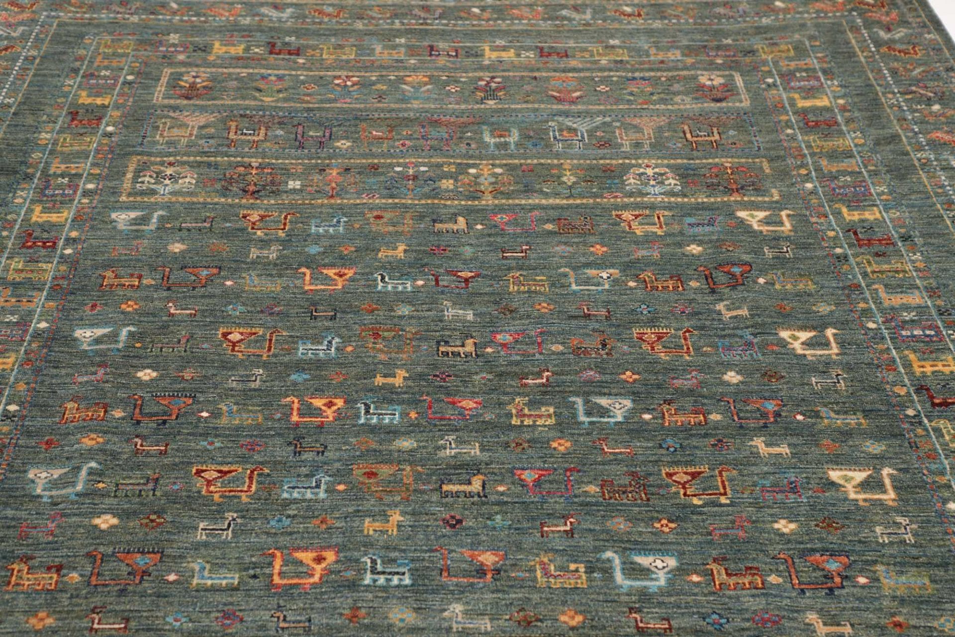 Samarkand Orientteppich 200 × 285 cm aus Wolle, handgeknüpft